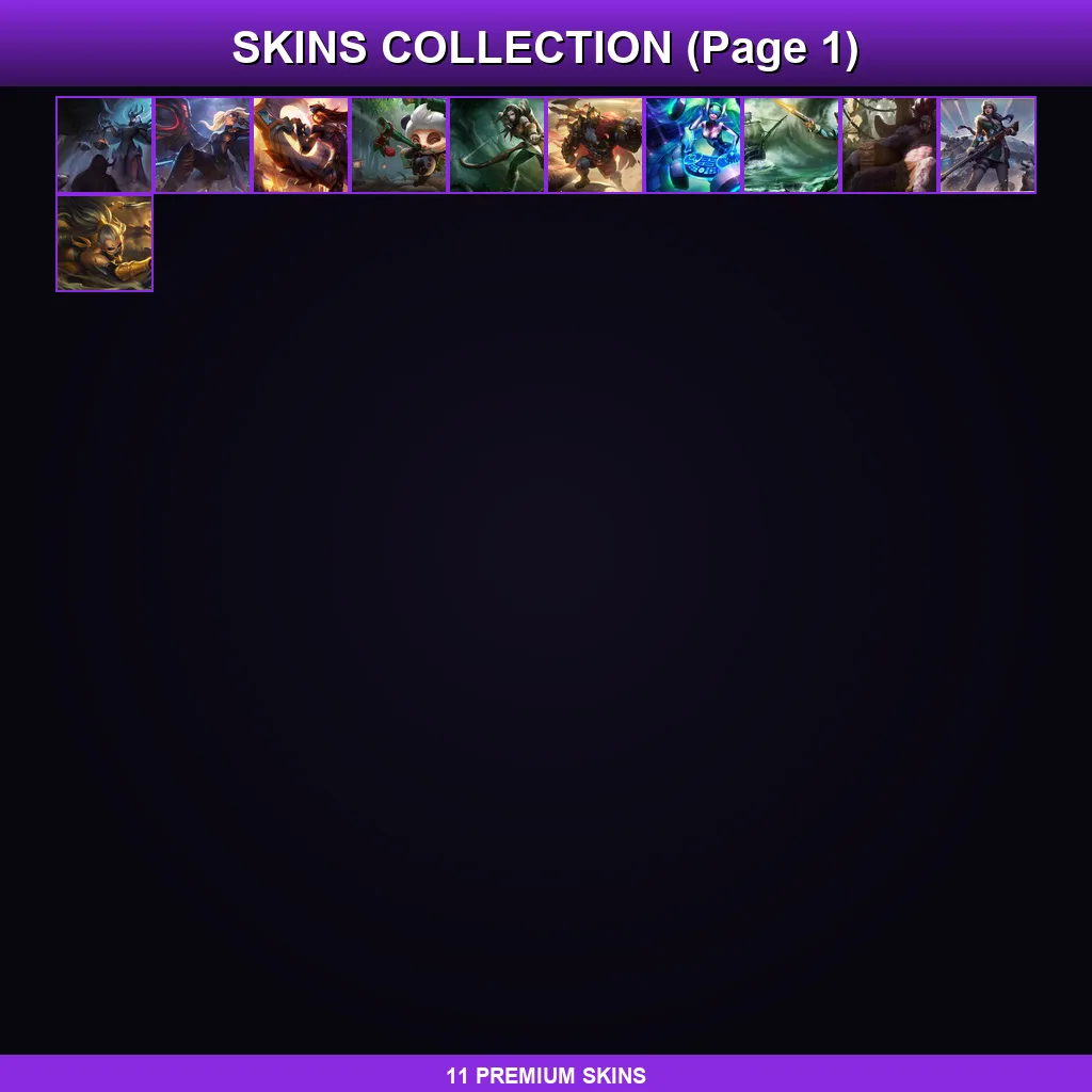 EUW | Lv43 | Unranked | 11 Skin | 91 Champ