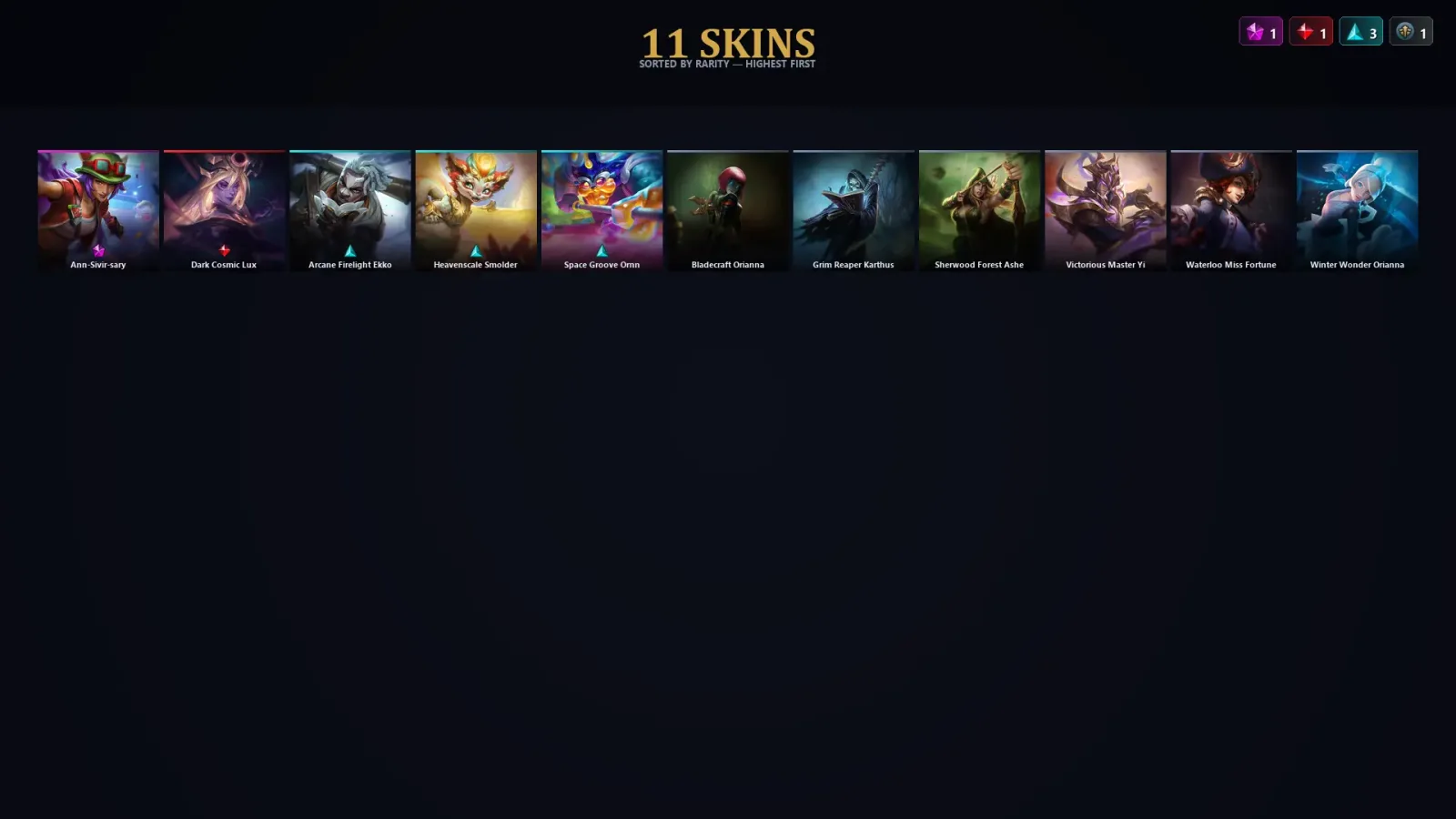 [LoL] | EUW | Level 62 | Gold I | 62 Champions | 11 Skins — LoL account