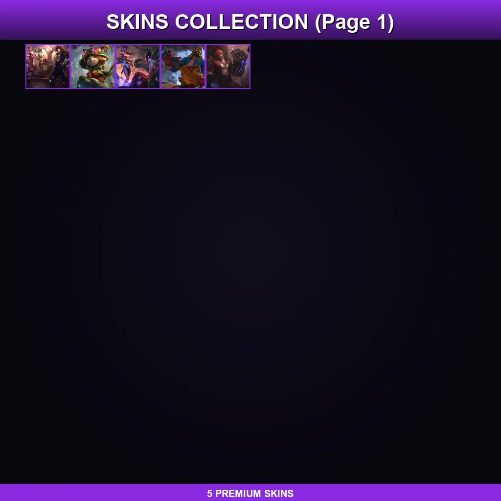LAS | Lv42 | Unranked | 5 Skin | 43 Champ