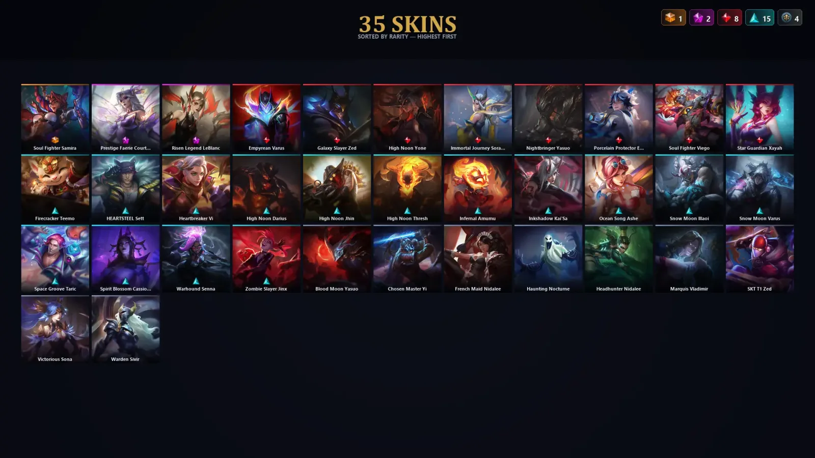 [LoL] | TR | Level 78 | Silver I | 69 Champions | 35 Skins — LoL account