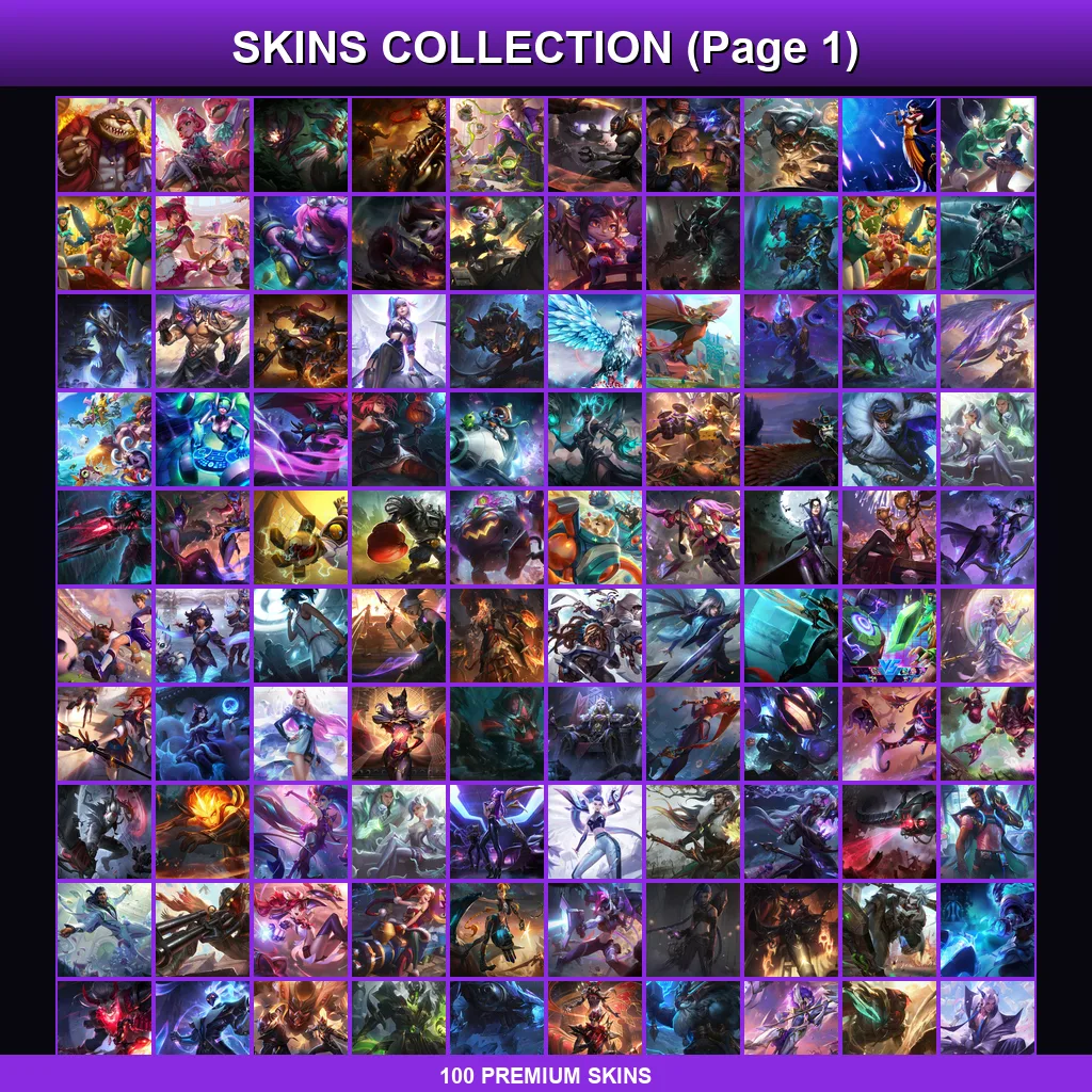 SG | Lv115 | Unranked | 100 Skin | 159 Champ with Cassiopeia