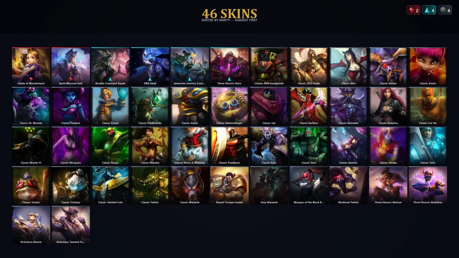 [LoL] | TR | Level 66 | Emerald I | 72 Champions | 14 Skins