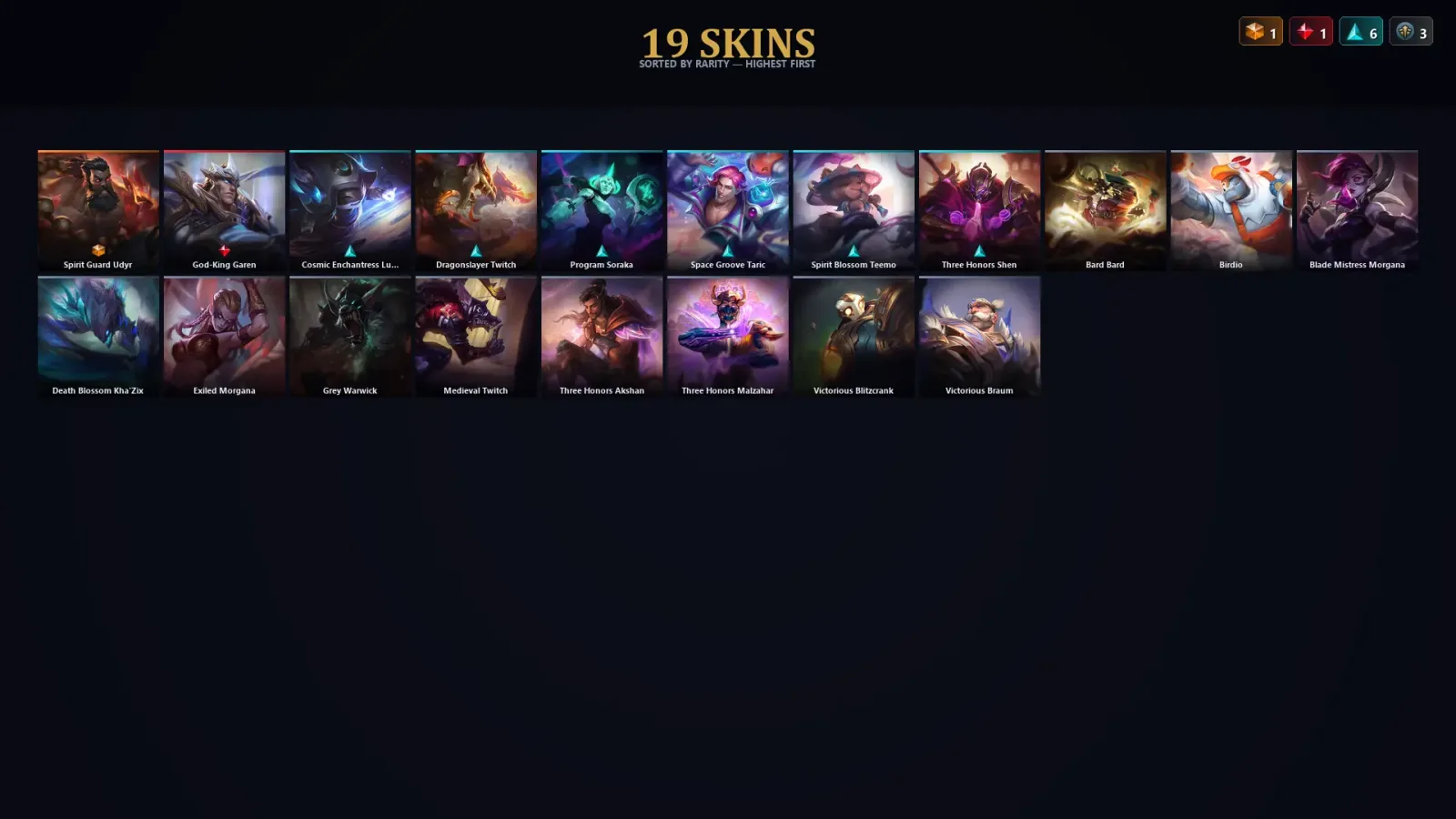 [LoL] | EUW | Level 30 | Master | 104 Champions | 19 Skins — LoL account