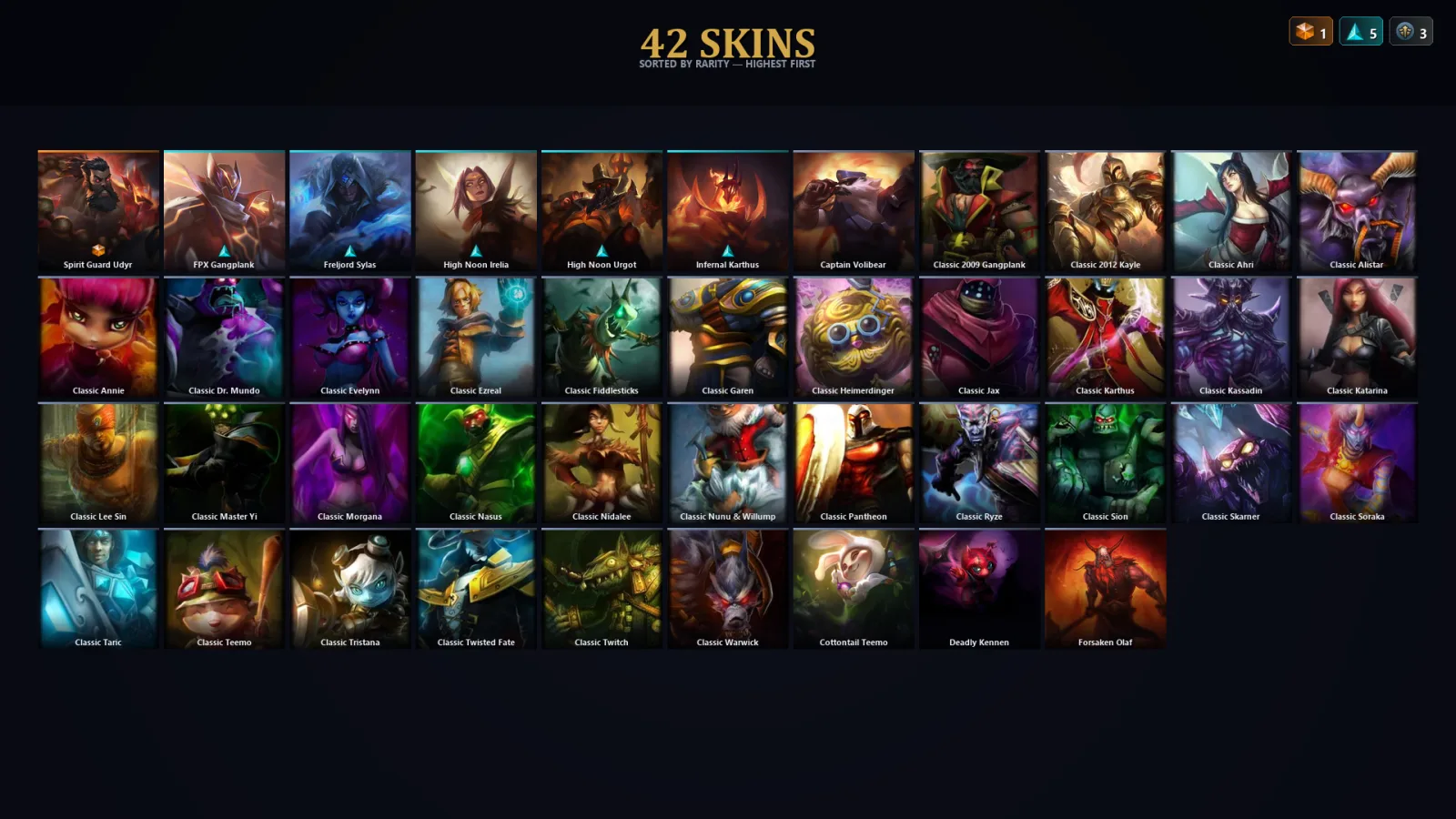 [LoL] | EUW | Level 65 | Emerald III | 67 Champions | 42 Skins