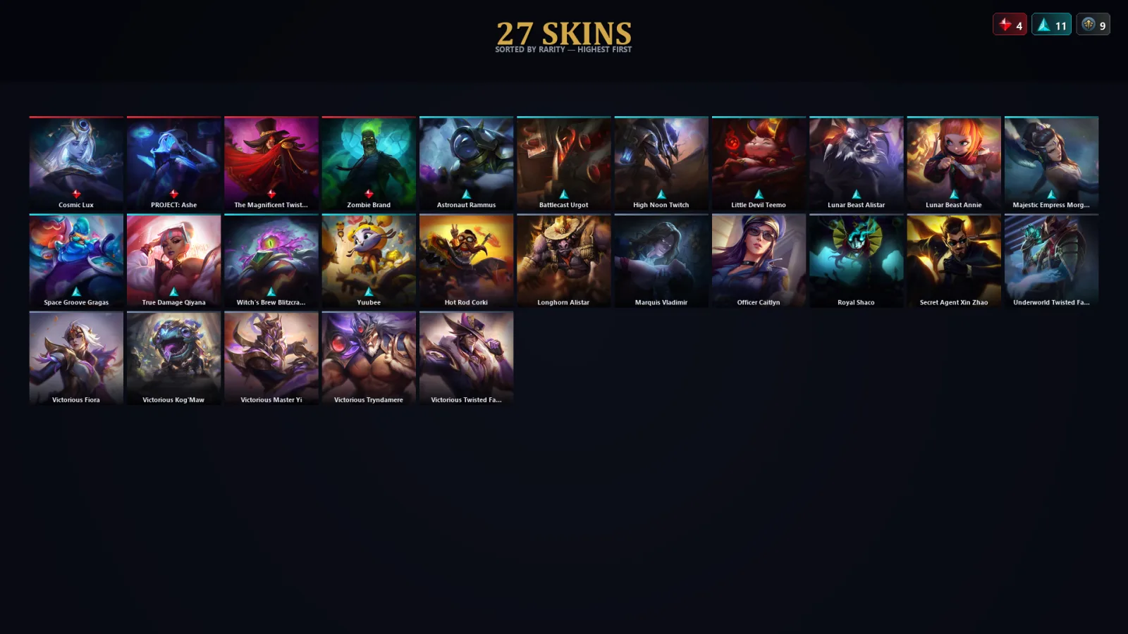 [LoL] | TR | Level 112 | Platinum III | 91 Champions | 27 Skins | 39,281 BE