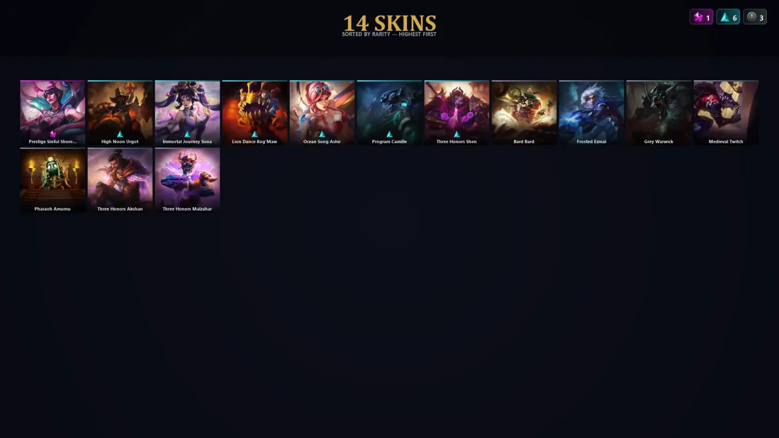 [LoL] | EUW | Level 40 | Platinum II | 59 Champions | 14 Skins