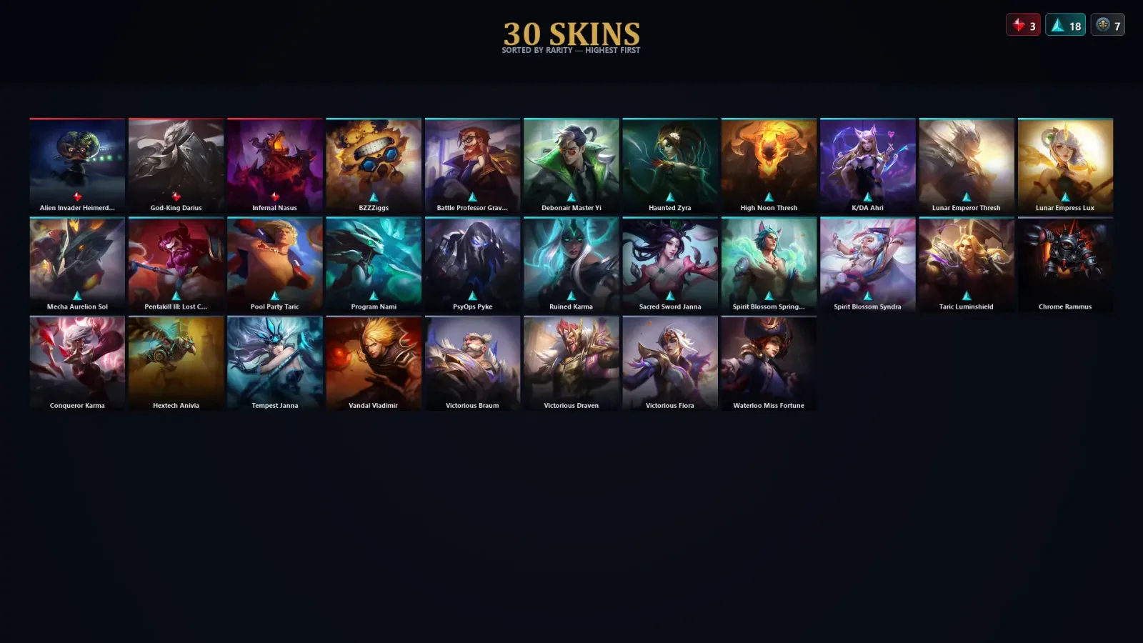 [LoL] | TR | Level 112 | Bronze II | 116 Champions | 30 Skins | 51,749 BE — LoL account