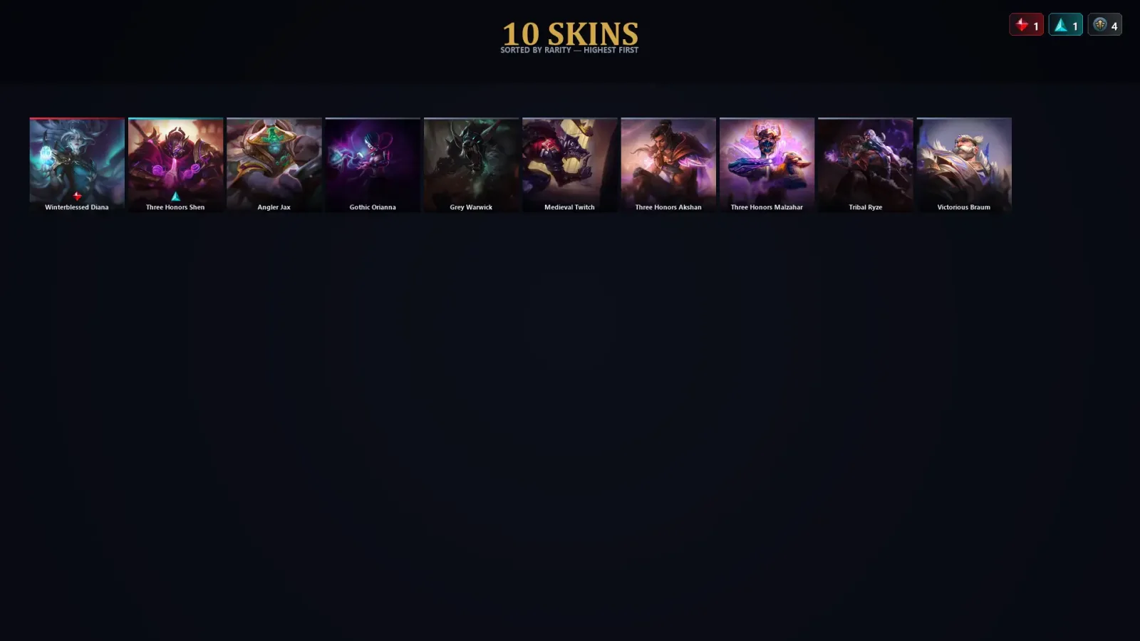 [LoL] | TR | Level 44 | Emerald I | 60 Champions | 10 Skins — LoL account