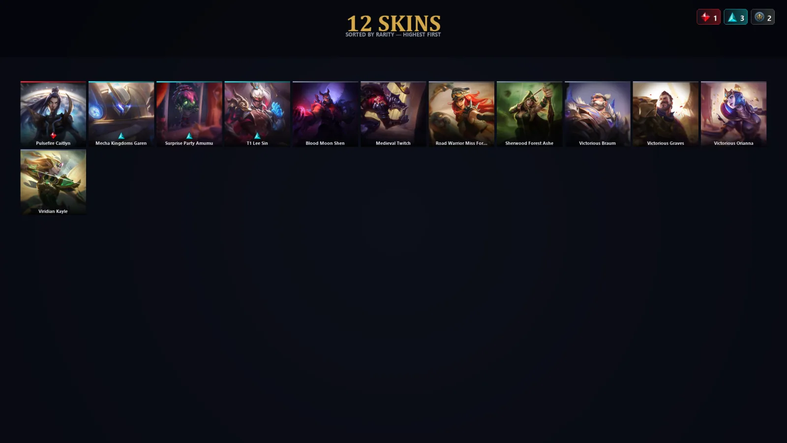 [LoL] | TR | Level 70 | Platinum II | 47 Champions | 12 Skins | 18,138 BE