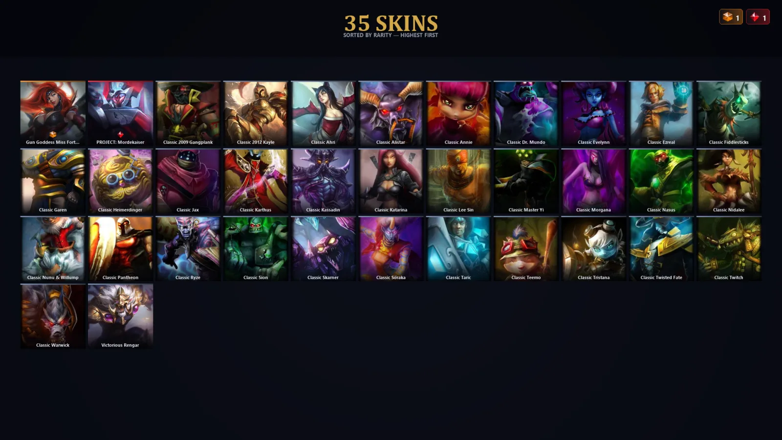 [LoL] | TR | Level 46 | Diamond IV | 80 Champions | 3 Skins