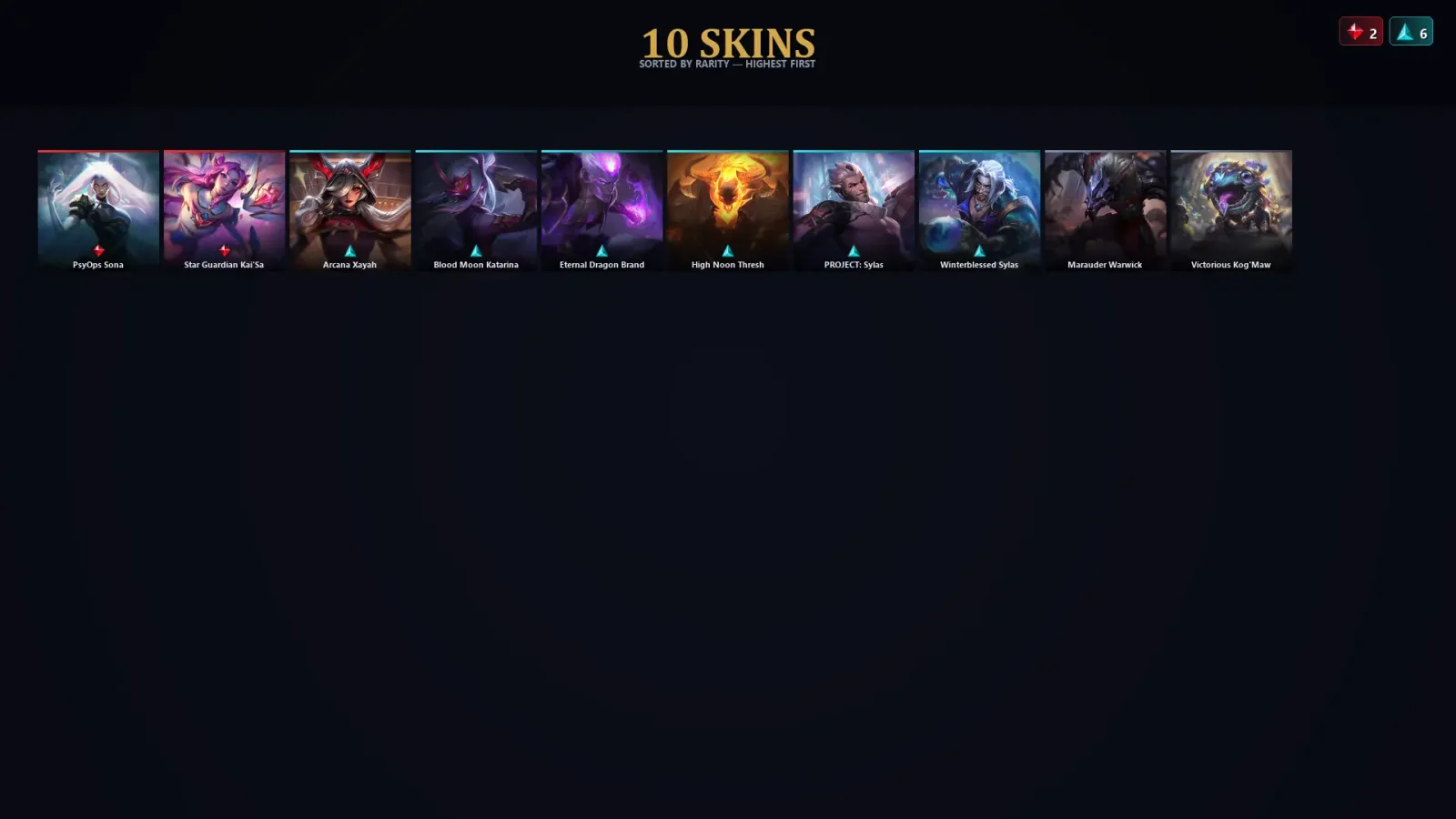 [LoL] | EUW | Level 30 | Master | 57 Champions | 10 Skins