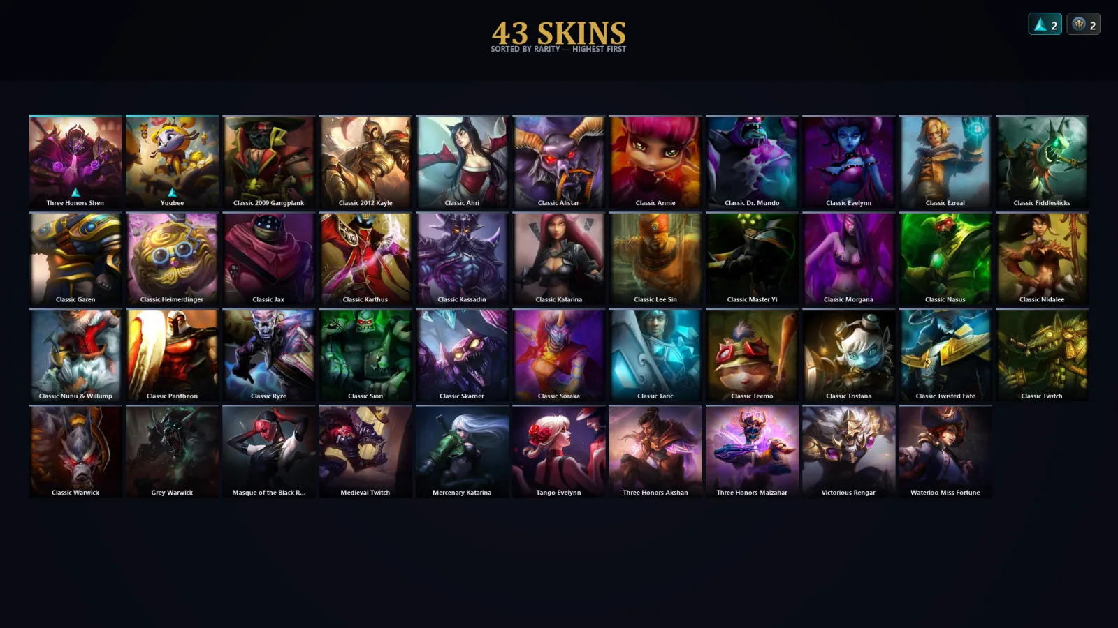 [LoL] | TR | Level 39 | Platinum IV | 91 Champions | 11 Skins