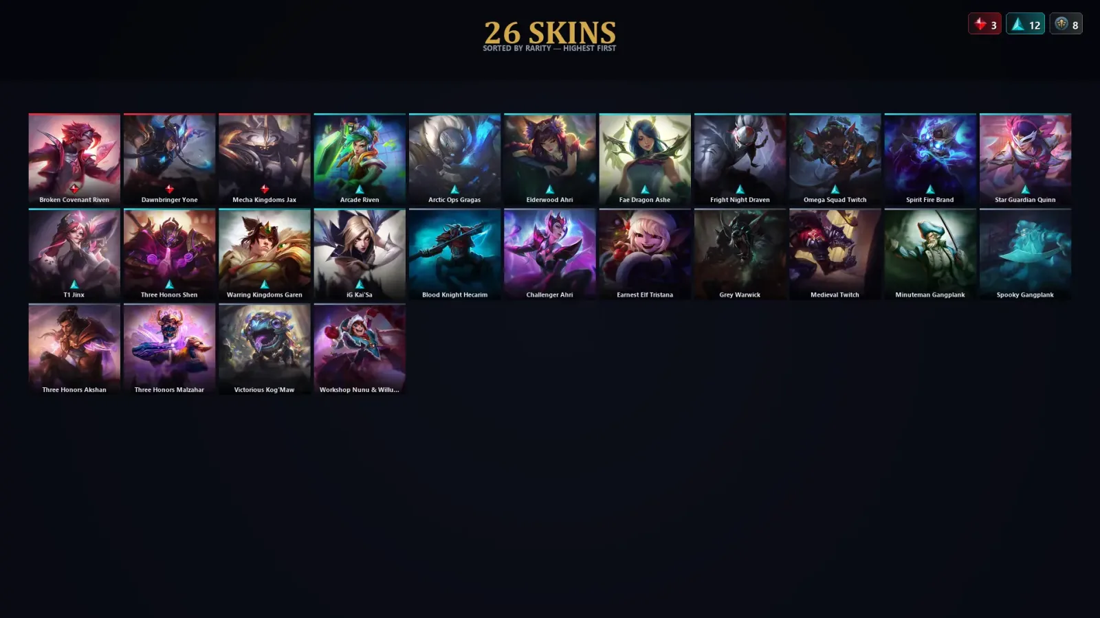 [LoL] | EUW | Level 69 | Emerald IV | 104 Champions | 26 Skins