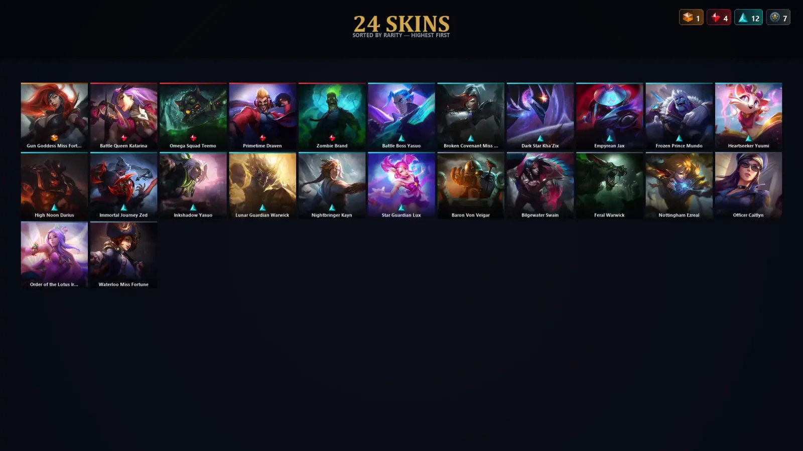 [LoL] | TR | Level 61 | 60 Champions | 24 Skins — LoL account