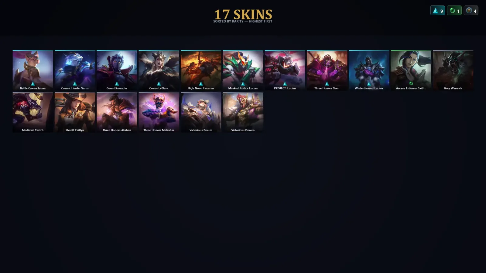[LoL] | EUW | Level 30 | Master | 64 Champions | 17 Skins | 13,632 BE — LoL account