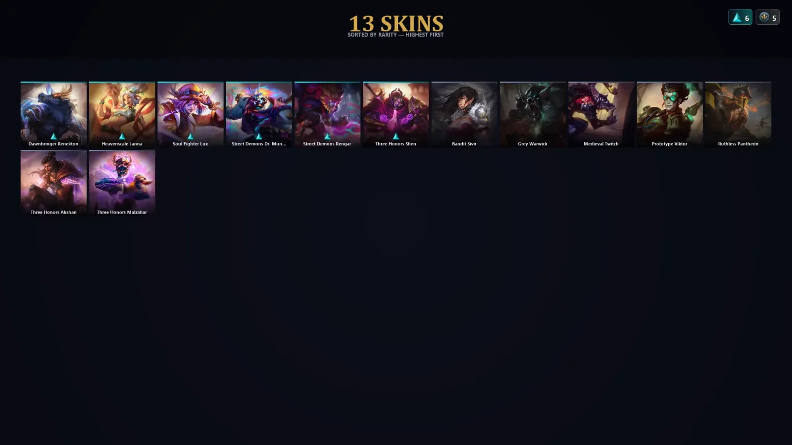 [LoL] | TR | Level 30 | Master | 95 Champions | 13 Skins — LoL account