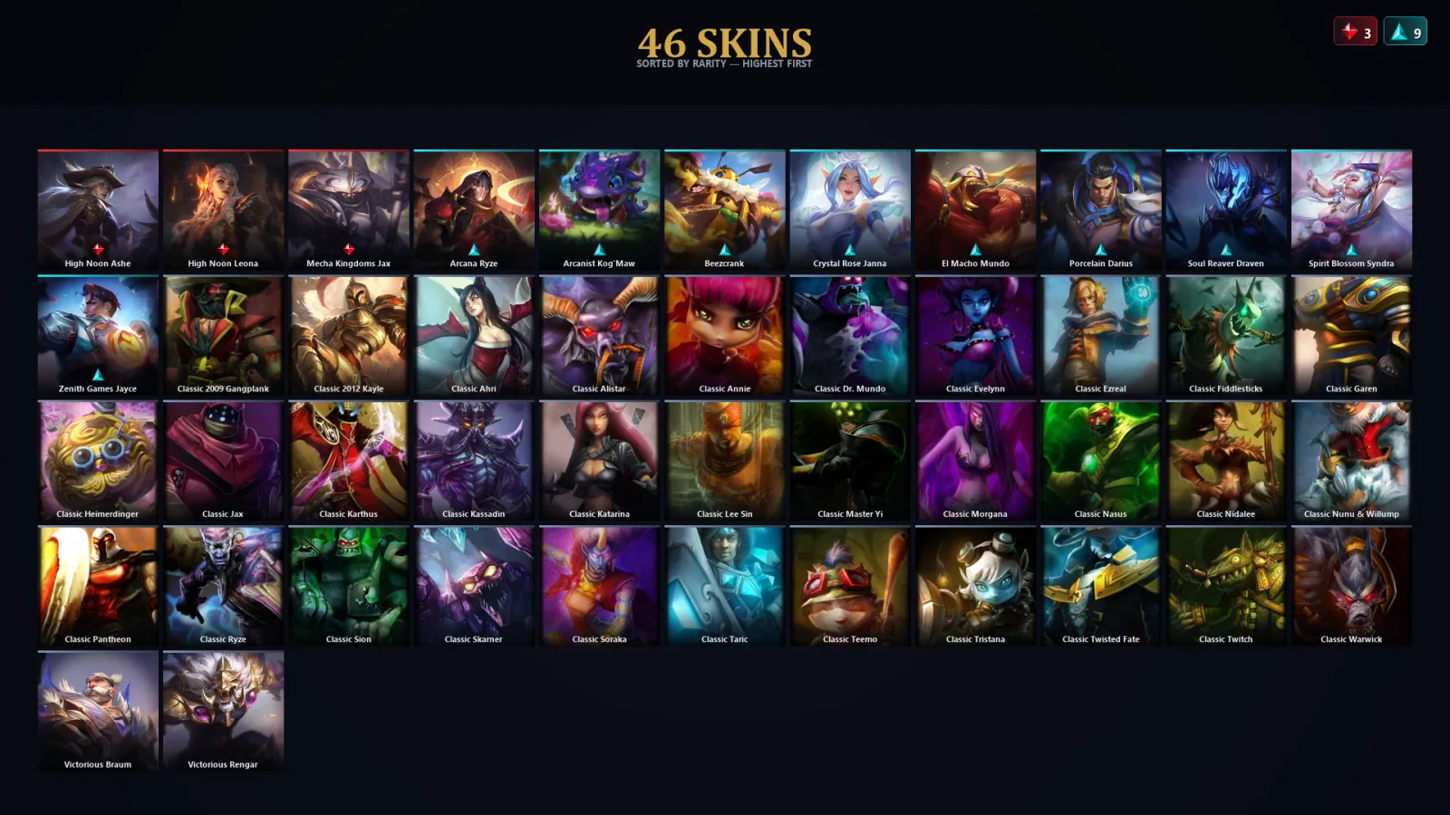 [LoL] | TR | Level 53 | Emerald I | 107 Champions | 14 Skins