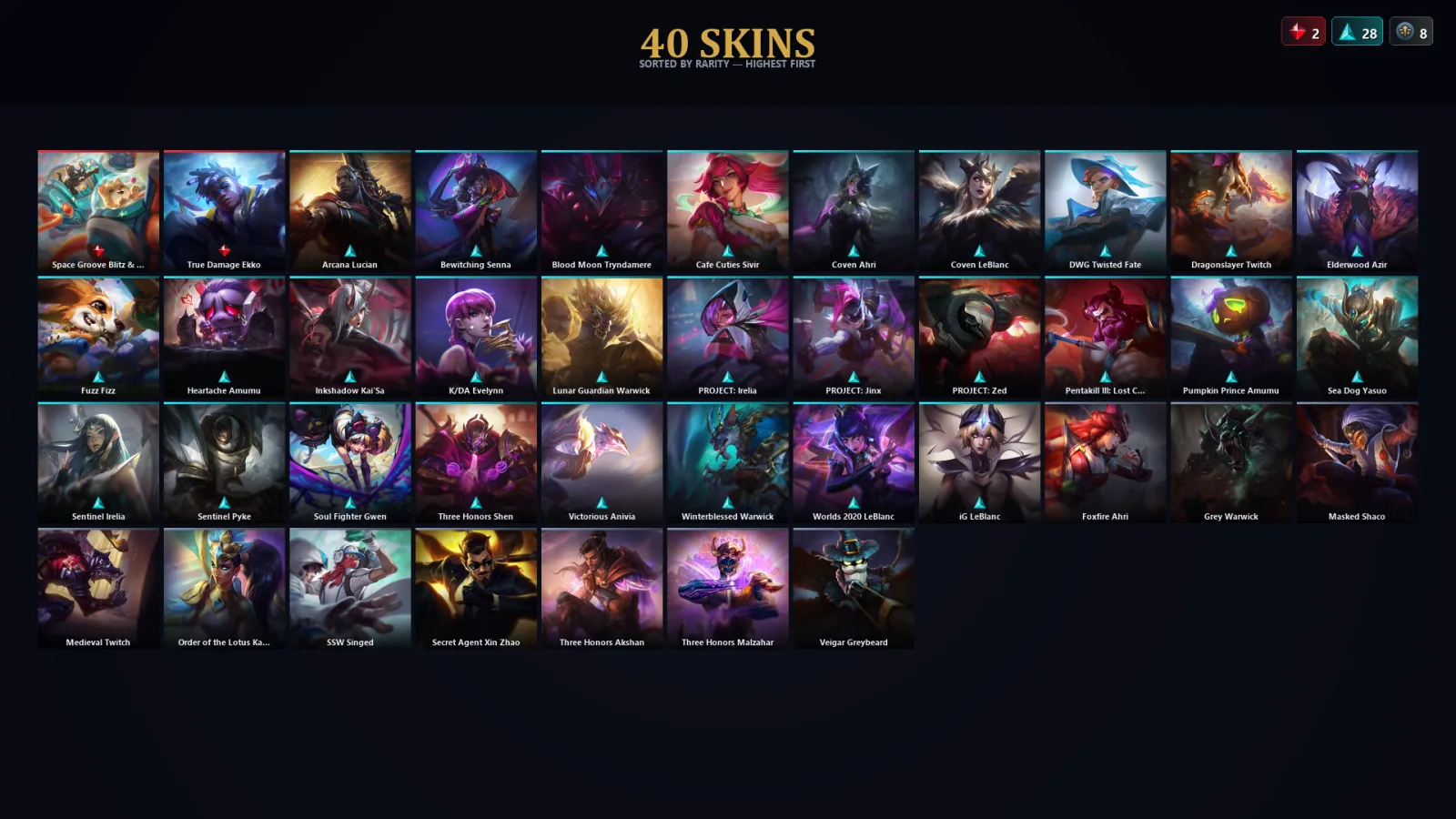 [LoL] | EUW | Level 30 | Master | 79 Champions | 40 Skins | 29,632 BE