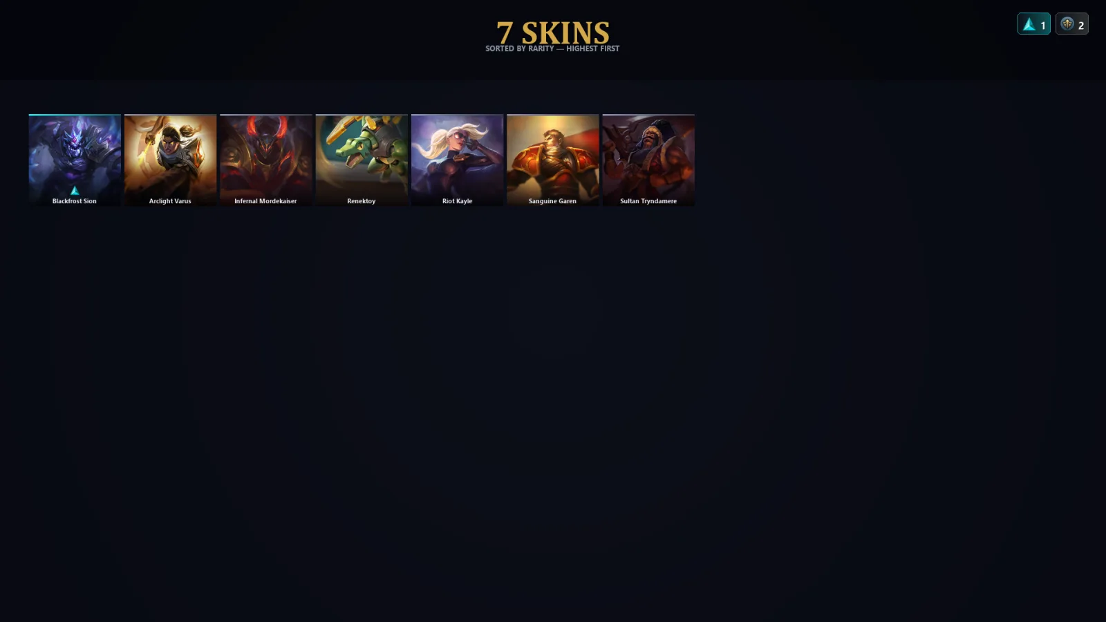 [LoL] | EUW | Level 36 | Iron IV | 34 Champions | 7 Skins | 11,603 BE — Iron League of Legends