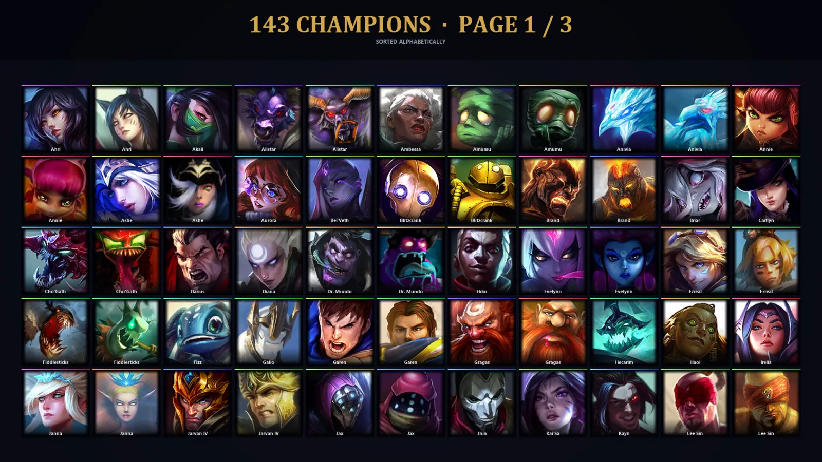 [LoL] | EUW | Level 33 | 97 Champions | 41 Skins