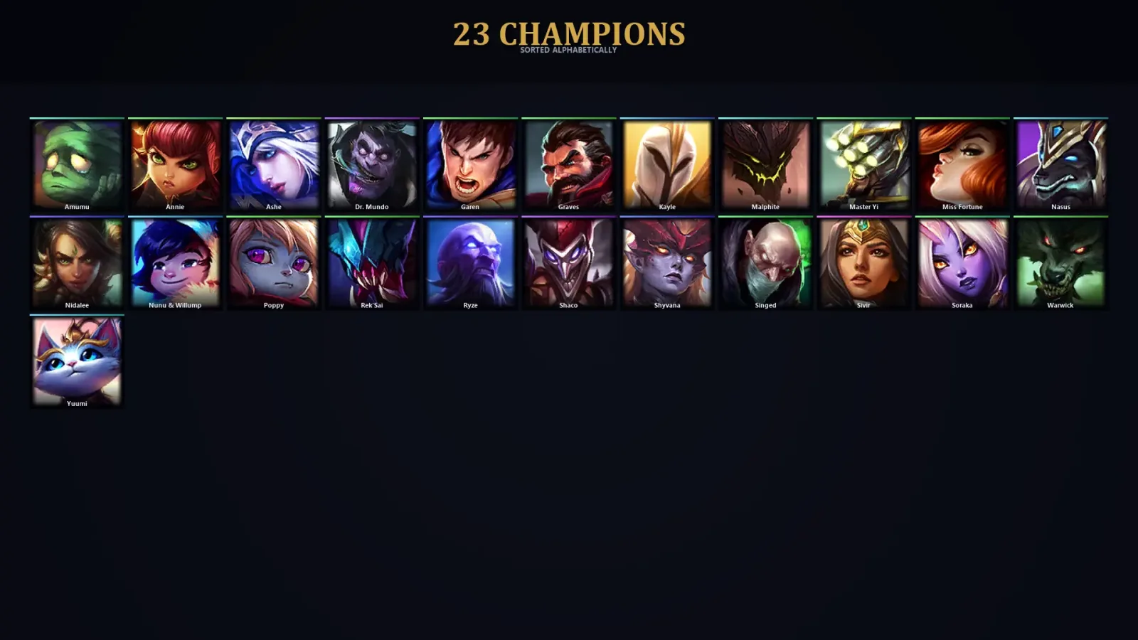 [LoL] | EUW | Level 32 | 23 Champions | 10,190 BE — LoL account