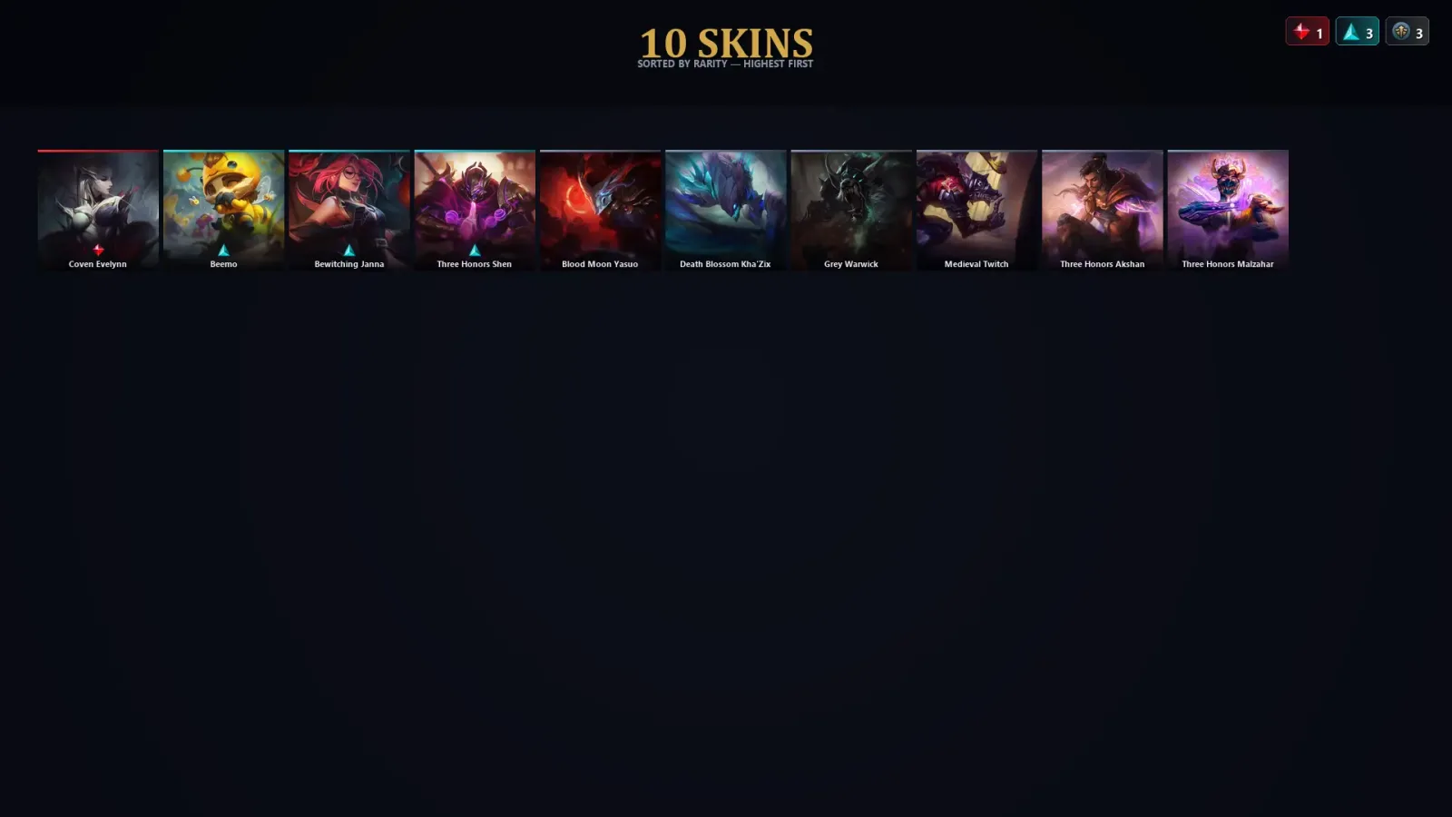 [LoL] | EUW | Level 30 | Master | 49 Champions | 10 Skins | 26,875 BE