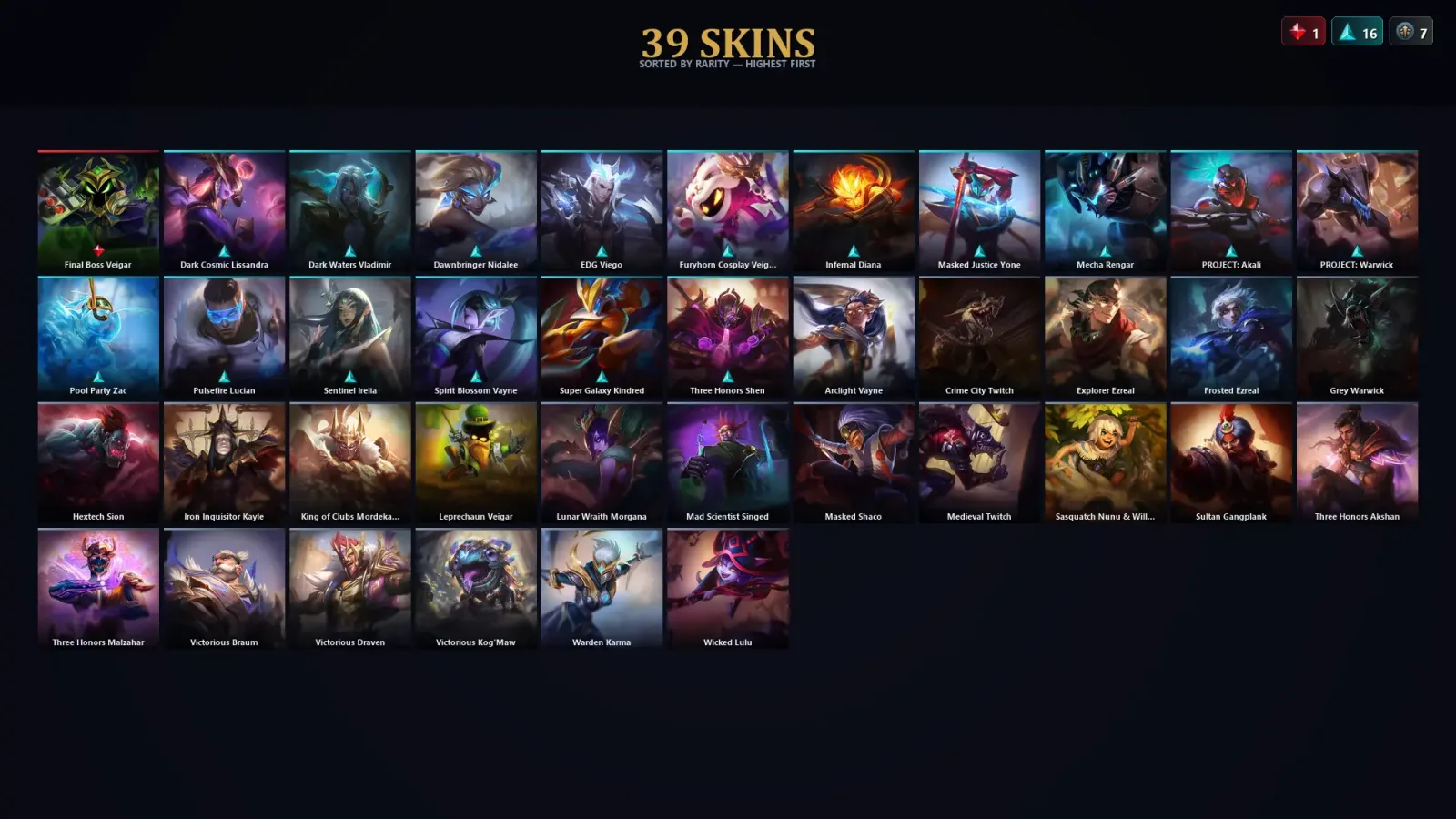 [LoL] | TR | Level 128 | Emerald IV | 137 Champions | 39 Skins — LoL account
