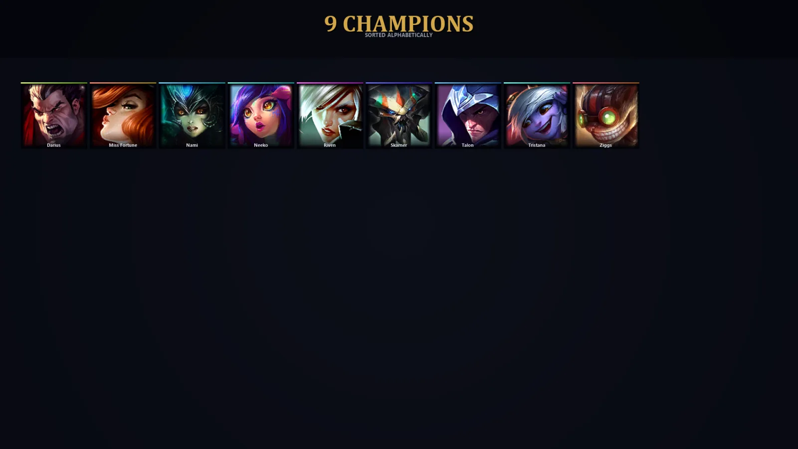 [LoL] | EUW | Level 30 | 9 Champions | 46,670 BE