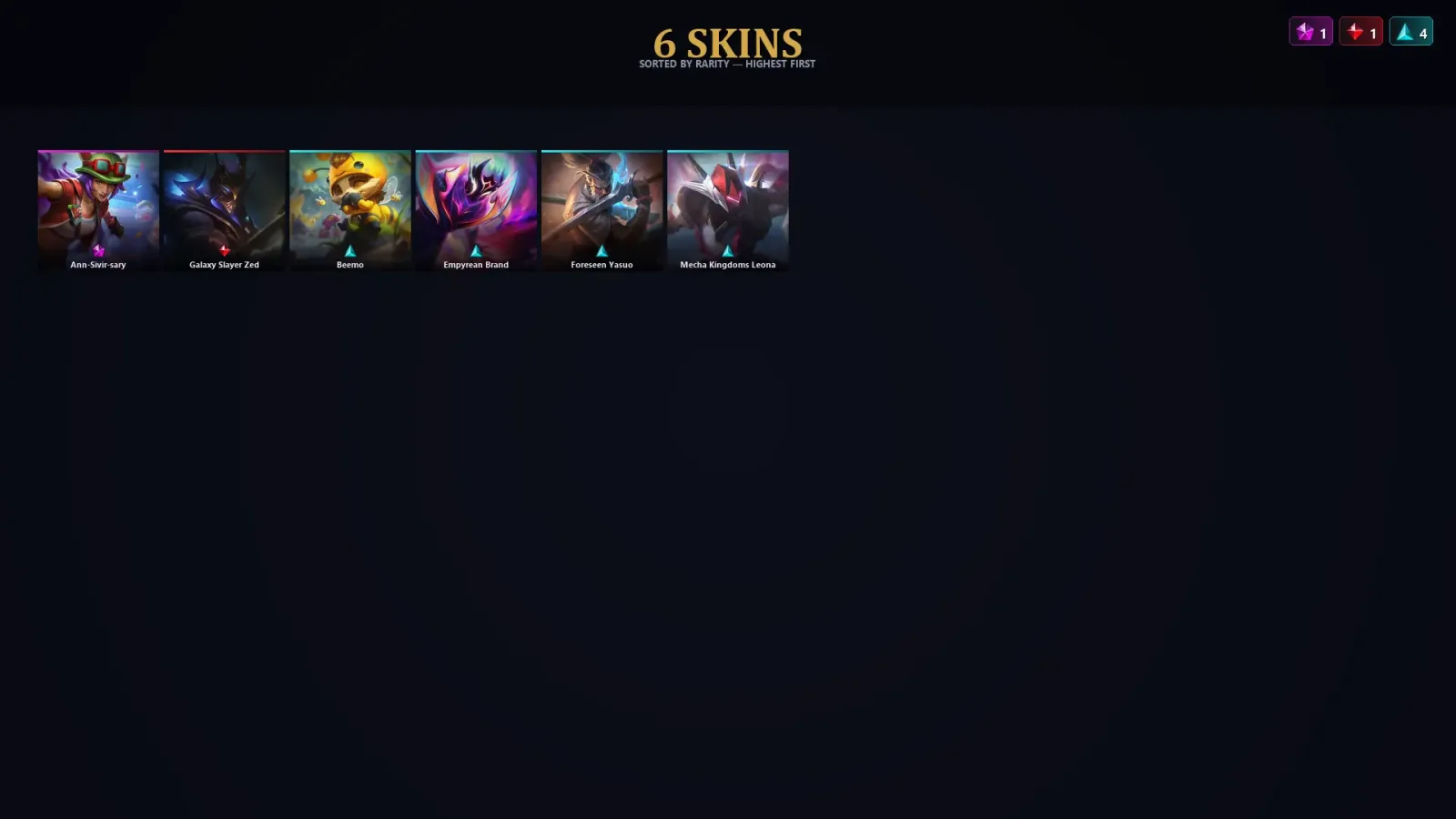 [LoL] | TR | Level 36 | Gold II | 41 Champions | 6 Skins — LoL account