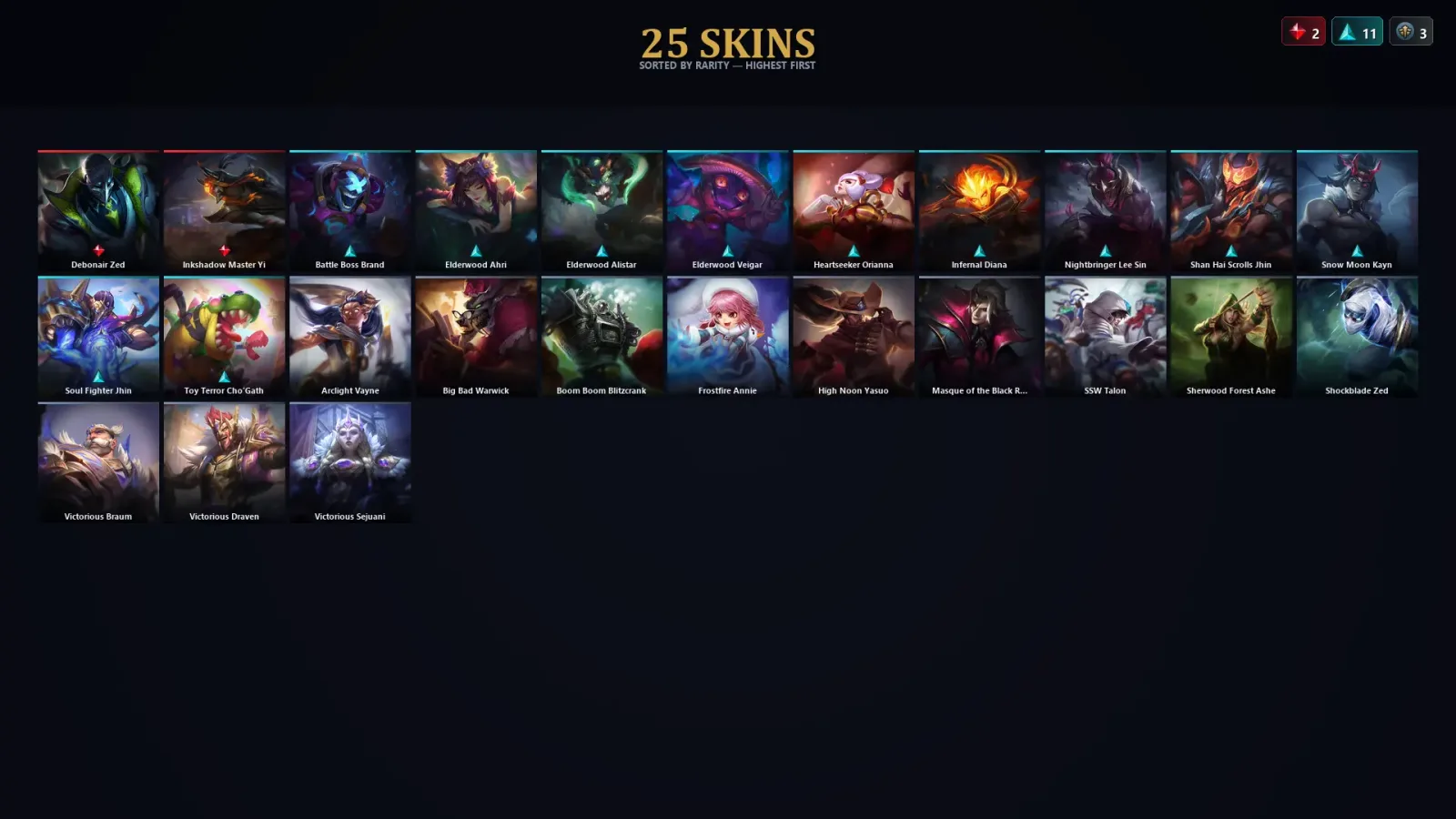 [LoL] | TR | Level 116 | Emerald I | 85 Champions | 25 Skins | 104,404 BE — LoL account