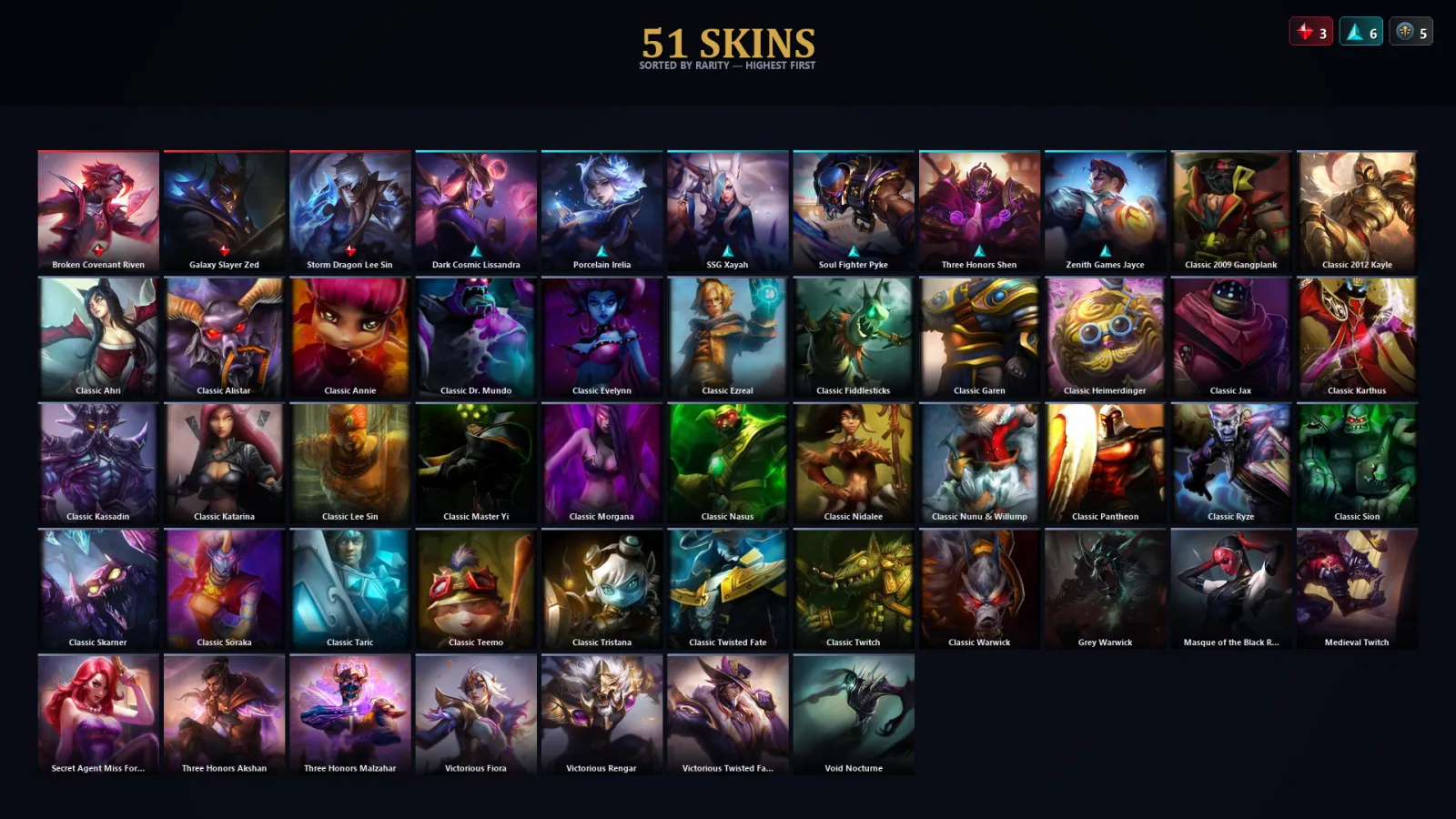 [LoL] | TR | Level 30 | Master | 108 Champions | 19 Skins