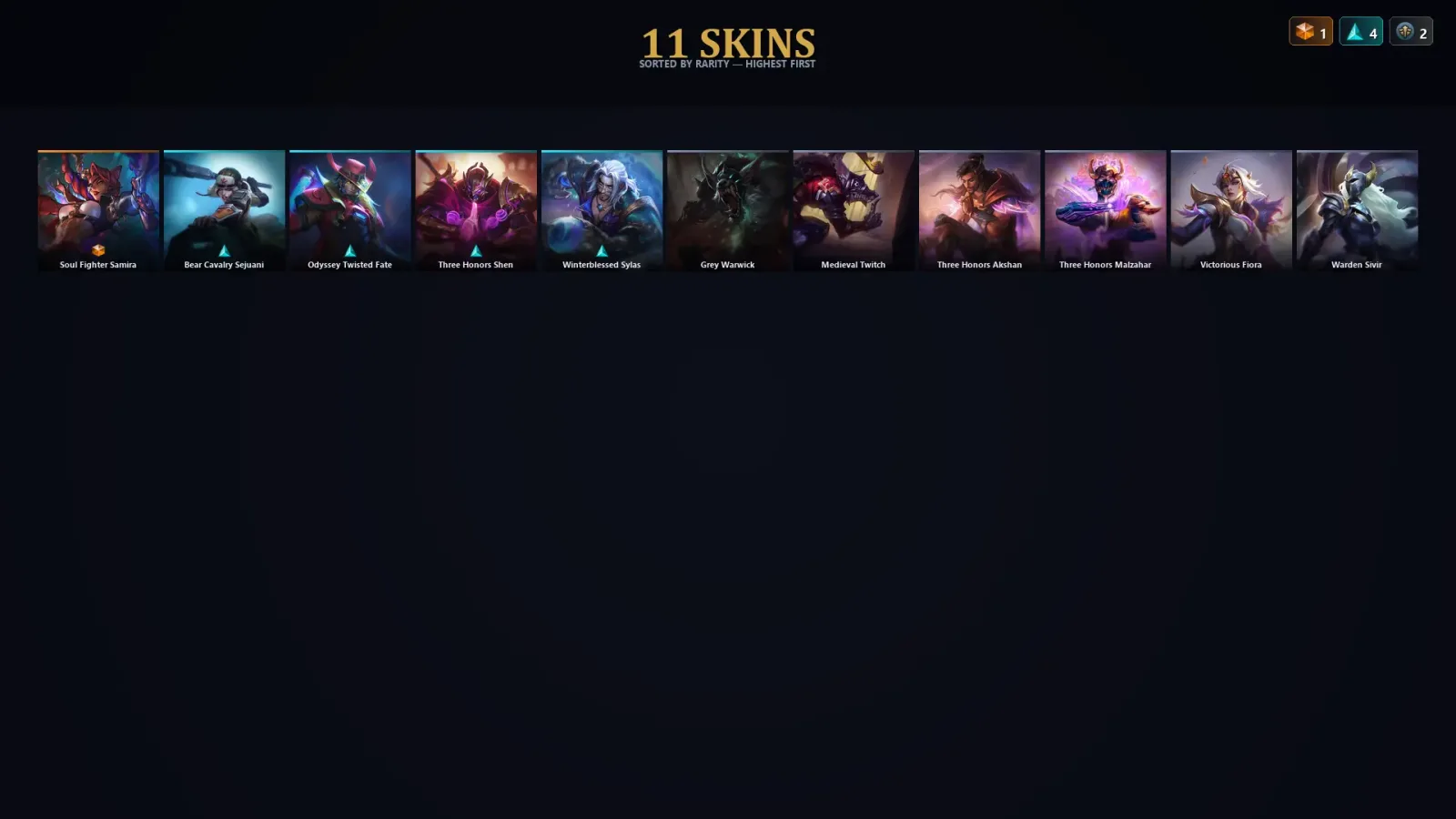 [LoL] | EUW | Level 41 | Platinum IV | 96 Champions | 11 Skins