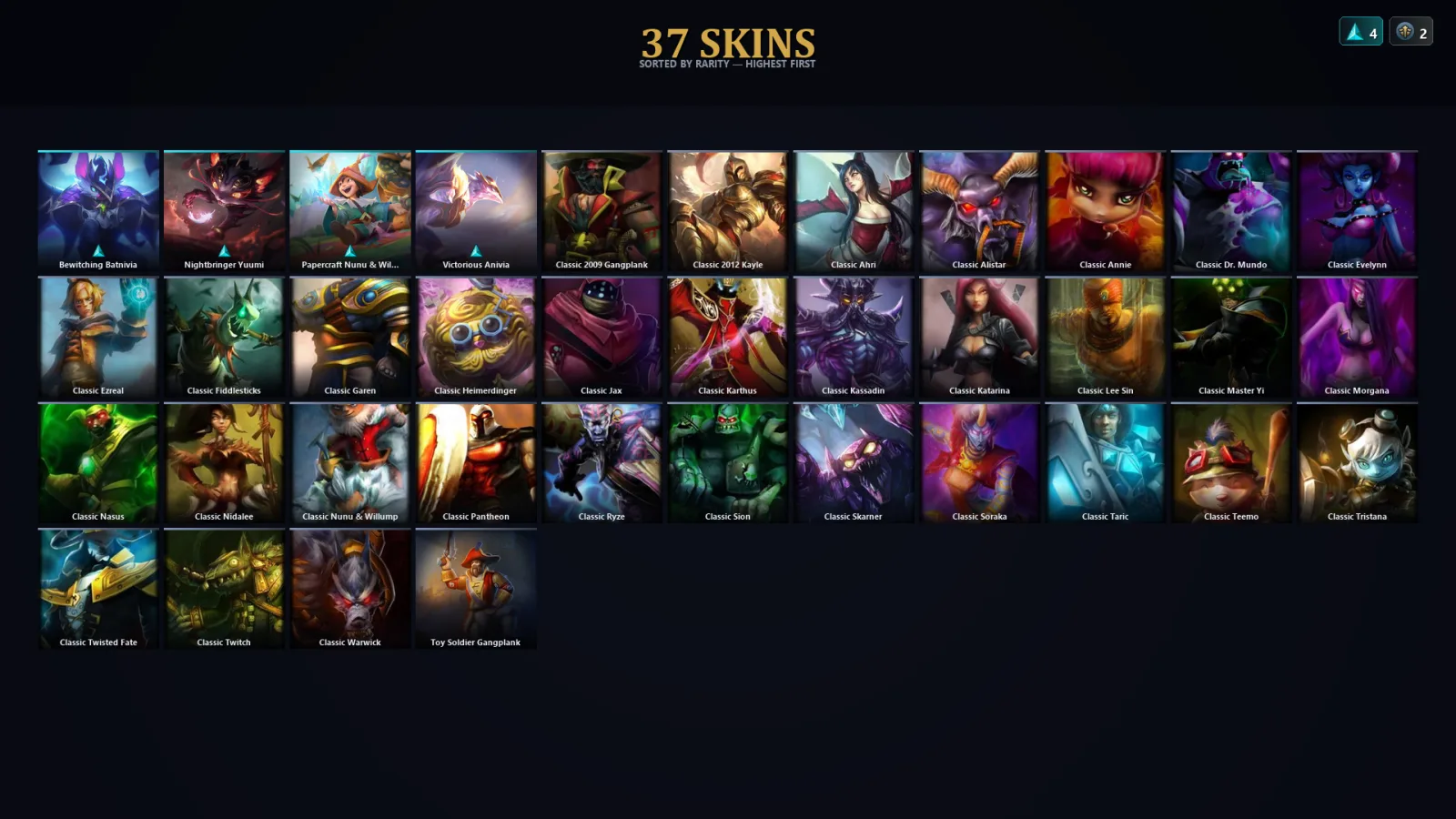[LoL] | EUW | Level 44 | Emerald II | 41 Champions | 5 Skins | 12,350 BE