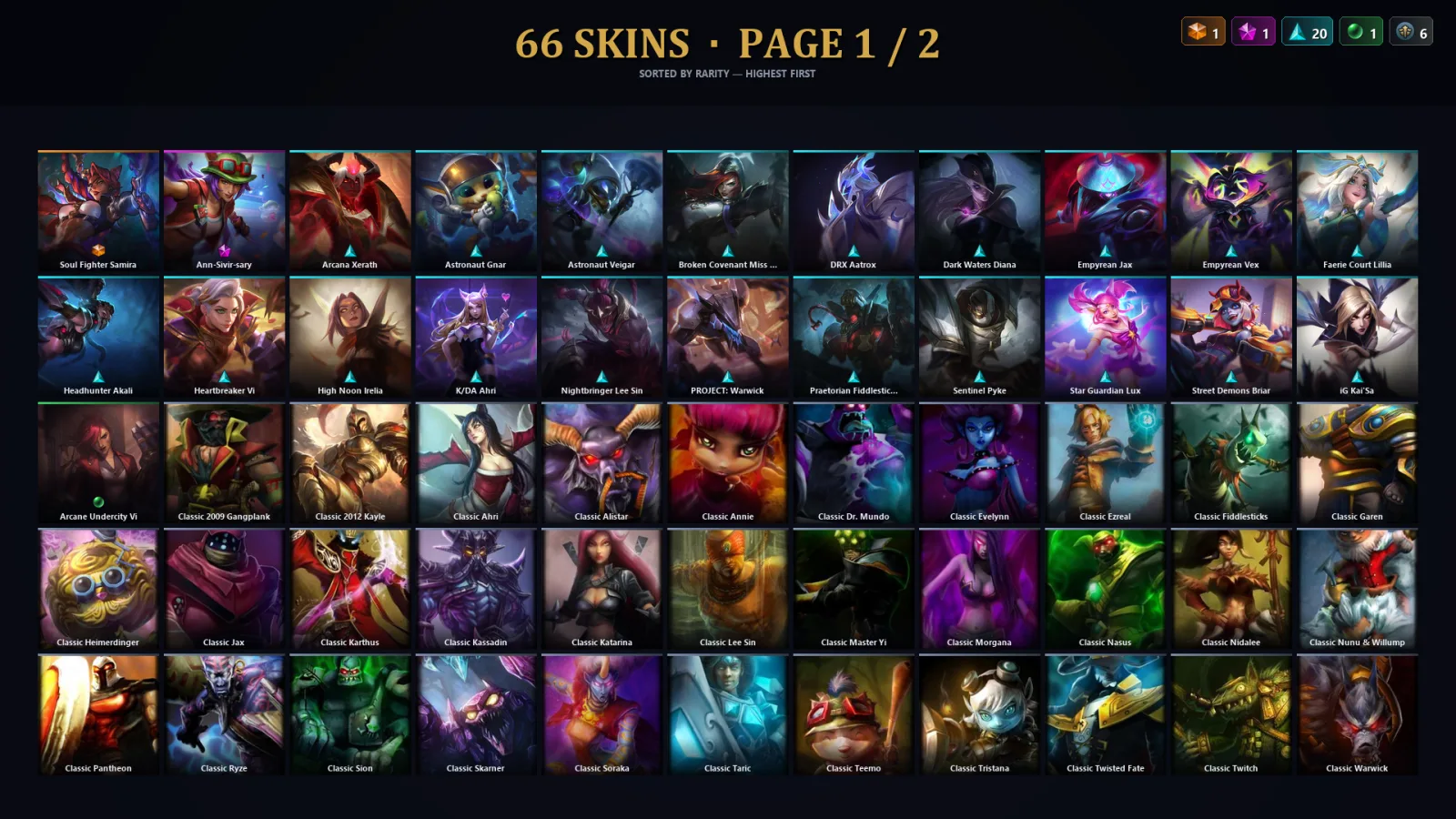 [LoL] | EUW | Level 174 | Silver III | 136 Champions | 66 Skins | 39,555 BE