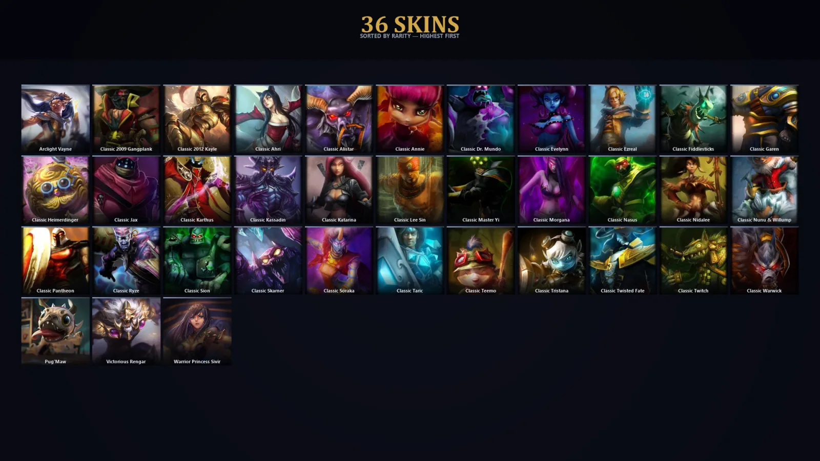 [LoL] | TR | Level 30 | Master | 61 Champions | 36 Skins | 14,501 BE