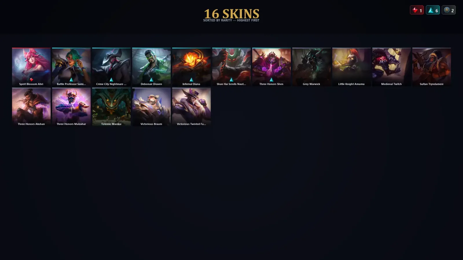 [LoL] | EUW | Level 30 | Master | 53 Champions | 16 Skins | 30,600 BE