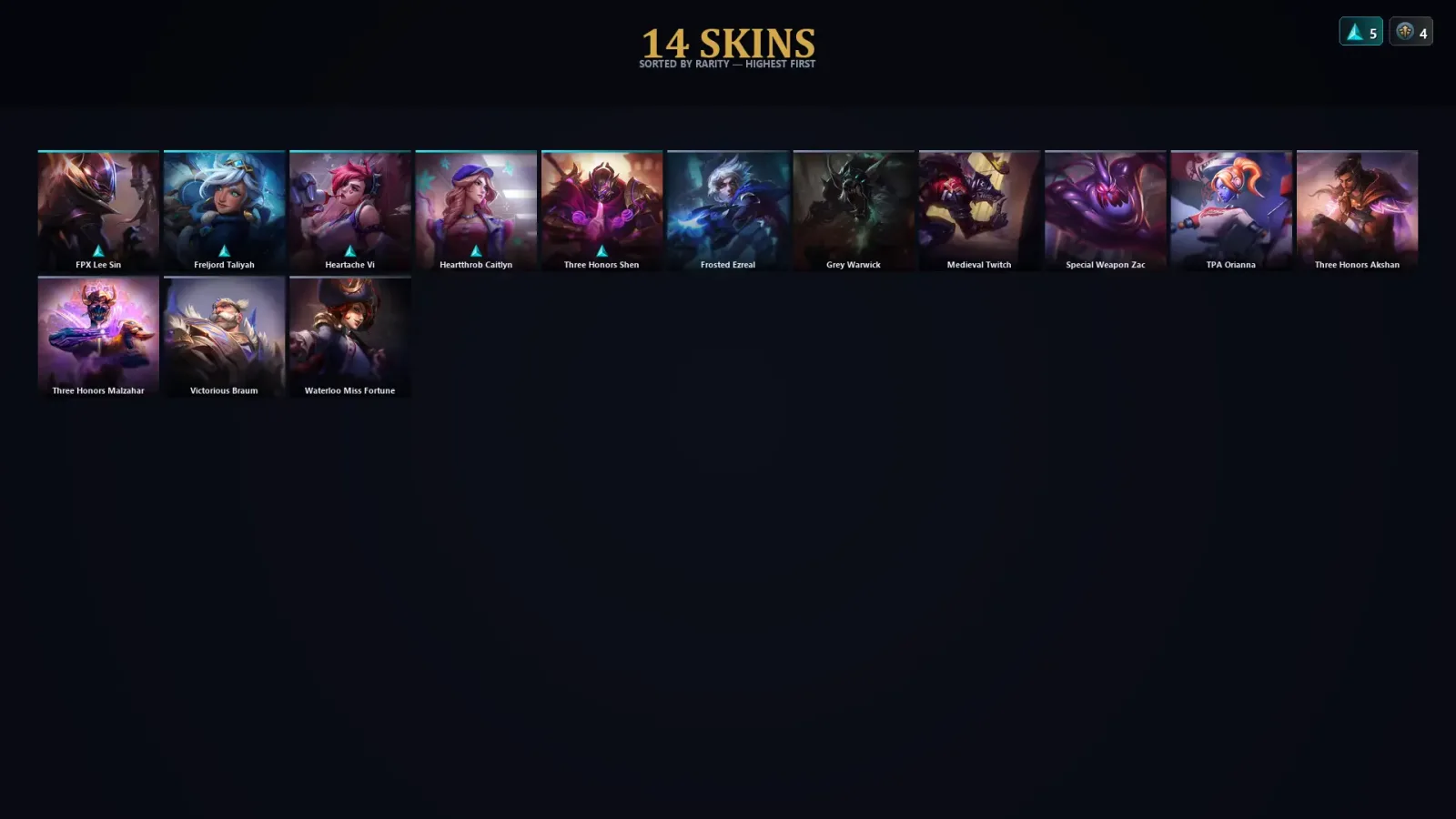 [LoL] | TR | Level 58 | Diamond II | 85 Champions | 14 Skins | 23,532 BE