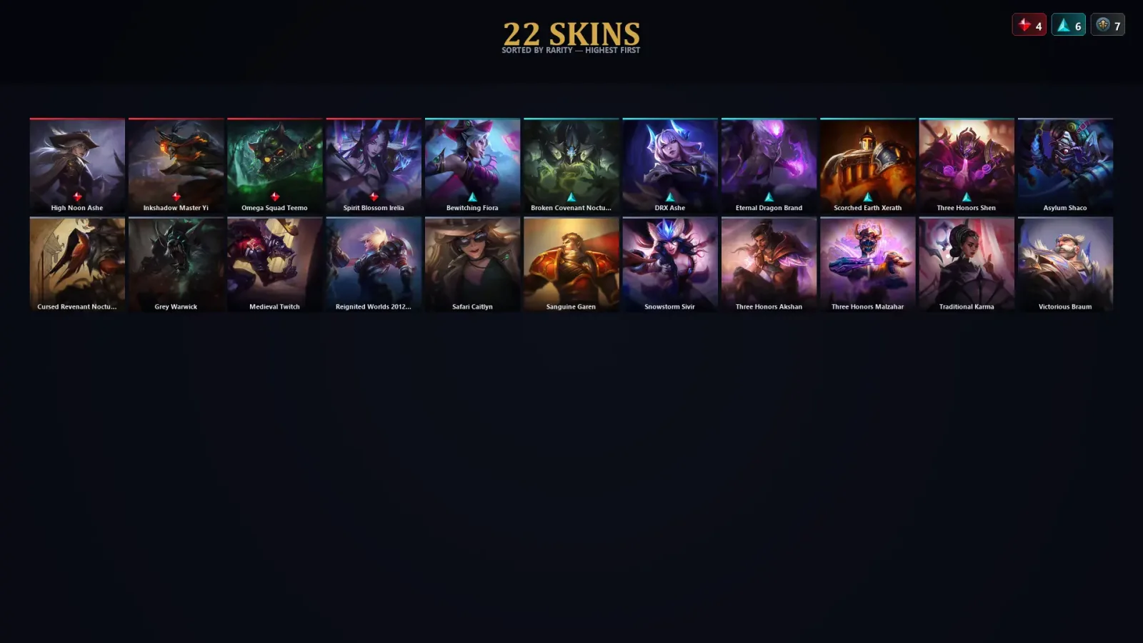 [LoL] | TR | Level 129 | Platinum IV | 111 Champions | 22 Skins — LoL account