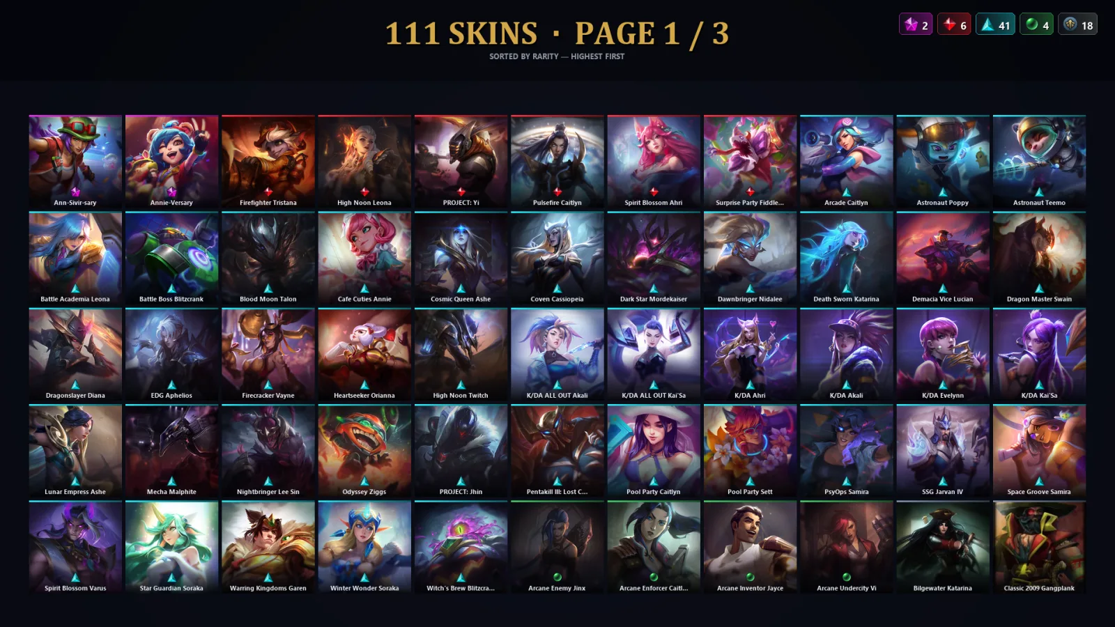 [LoL] | TR | Level 196 | Diamond IV | 146 Champions | 79 Skins