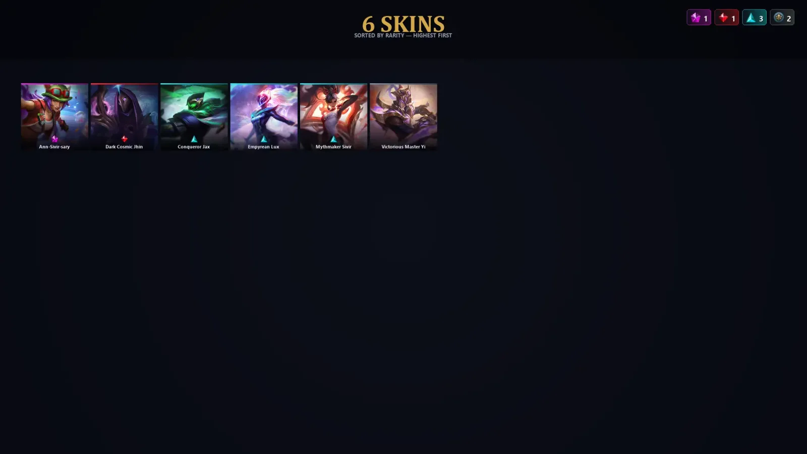 [LoL] | EUW | Level 44 | Platinum IV | 53 Champions | 6 Skins — LoL account