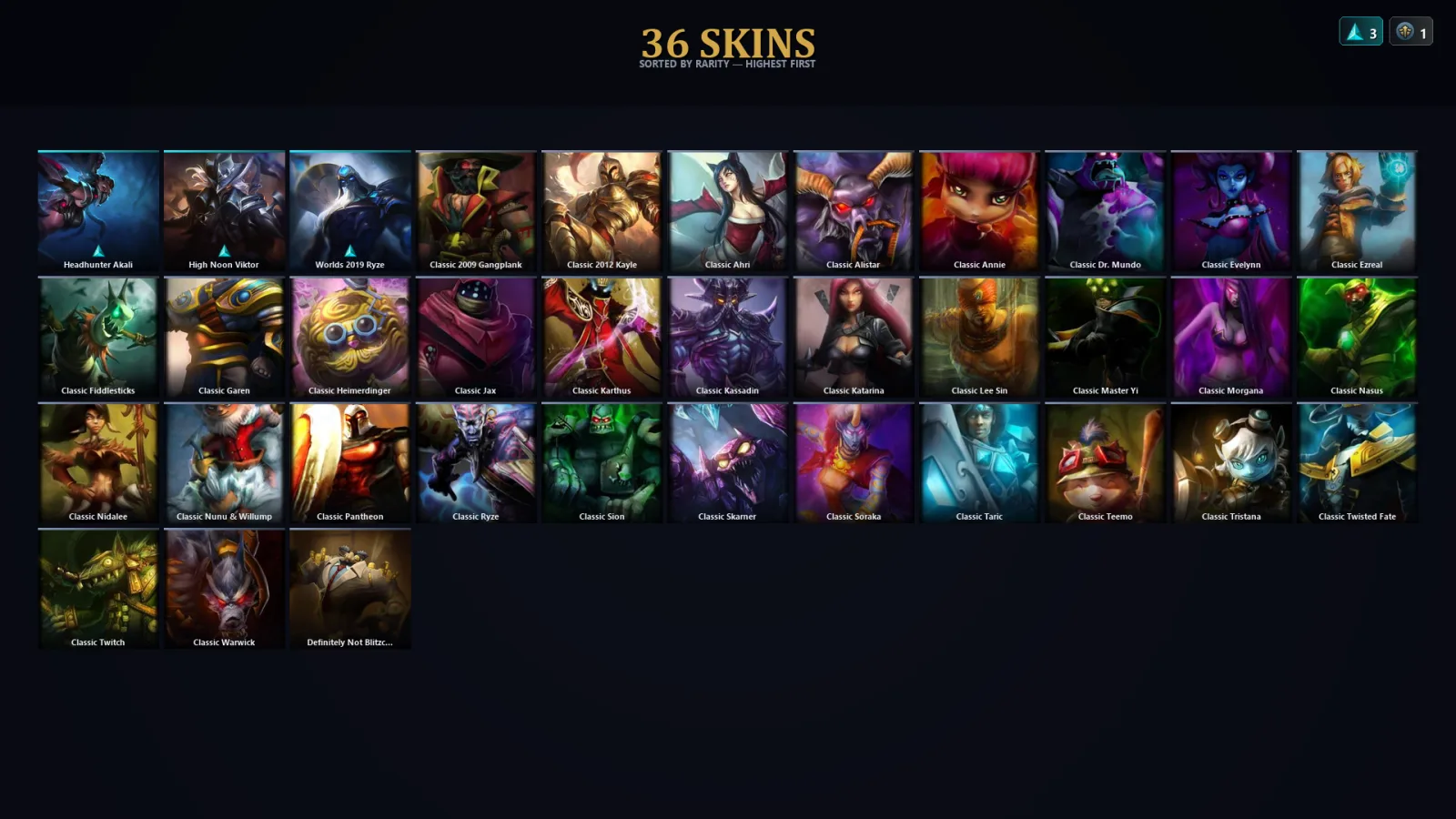 [LoL] | EUW | Level 43 | 28 Champions | 36 Skins — LoL account