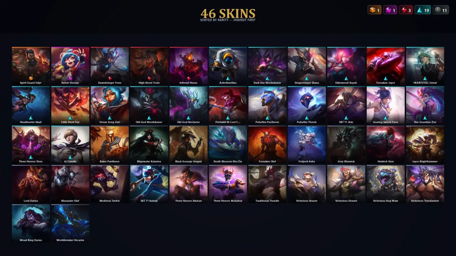 [LoL] | EUW | Level 30 | Master | 169 Champions | 46 Skins