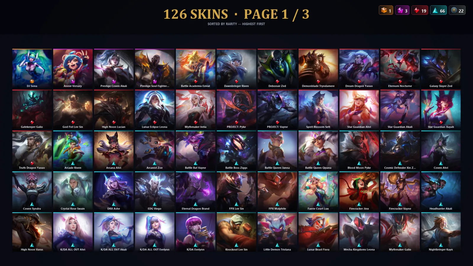 [LoL] | TR | Level 199 | Silver II | 125 Champions | 126 Skins — Silver League of Legends