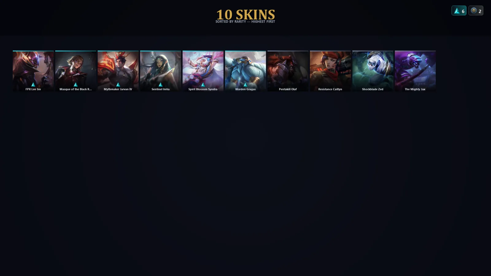 [LoL] | TR | Level 44 | Diamond III | 62 Champions | 10 Skins