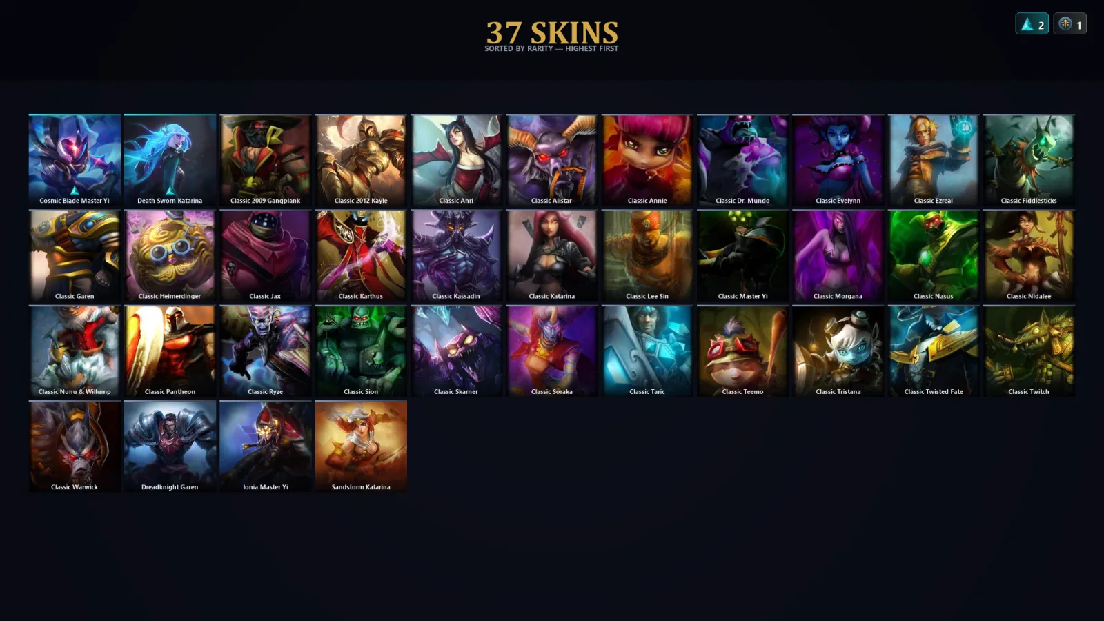 [LoL] | TR | Level 56 | 41 Champions | 5 Skins