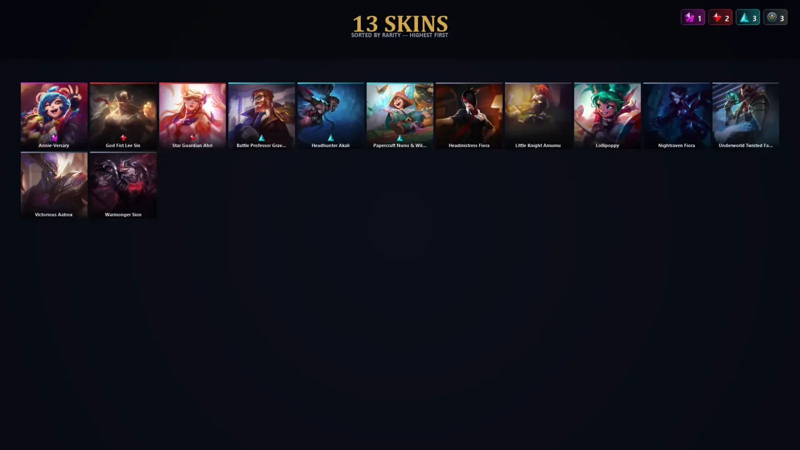 [LoL] | EUW | Level 59 | 36 Champions | 13 Skins — LoL account