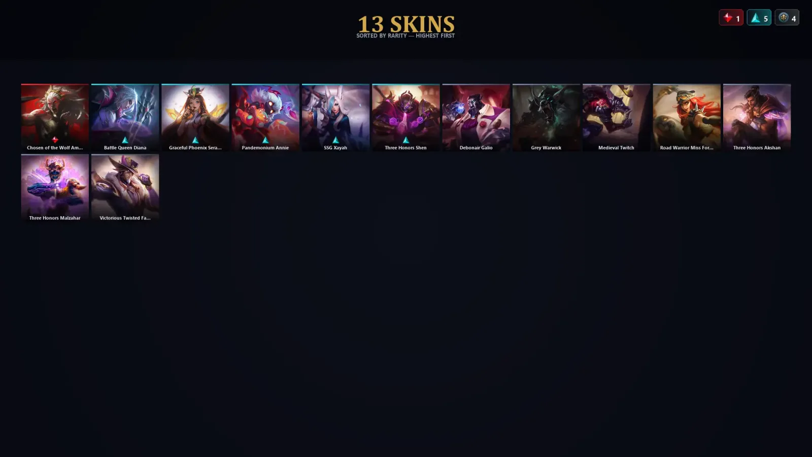 [LoL] | TR | Level 30 | Master | 105 Champions | 13 Skins