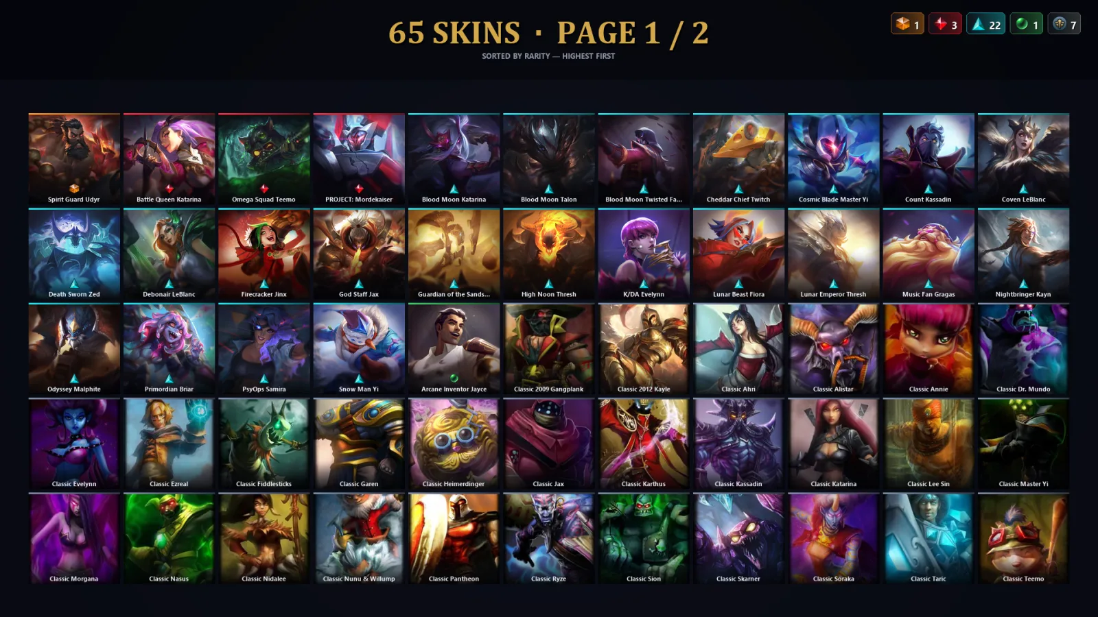 [LoL] | TR | Level 116 | Diamond IV | 88 Champions | 33 Skins | 28,345 BE