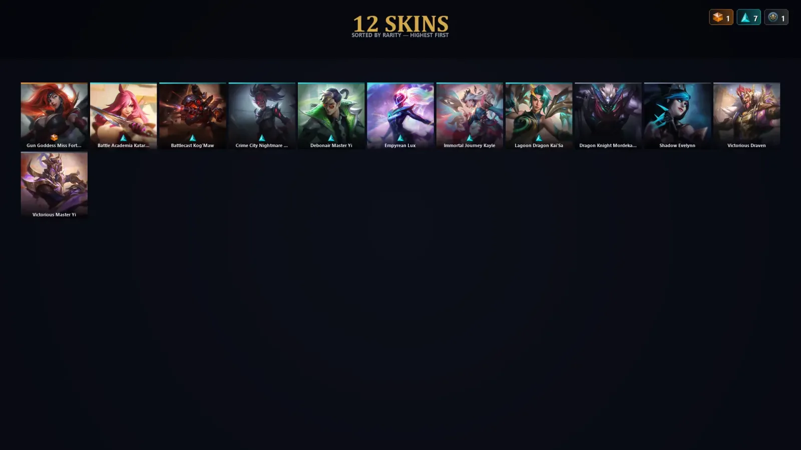 [LoL] | TR | Level 78 | Platinum II | 101 Champions | 12 Skins — LoL account