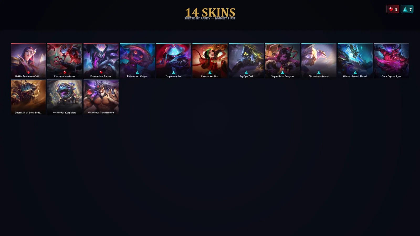 [LoL] | TR | Level 49 | Platinum I | 58 Champions | 14 Skins